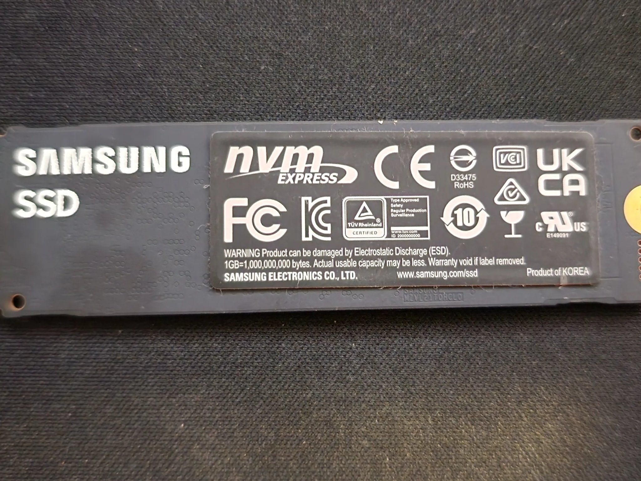 Samsung 980 PRO PCIe® 4.0 NVMe® SSD 1TB