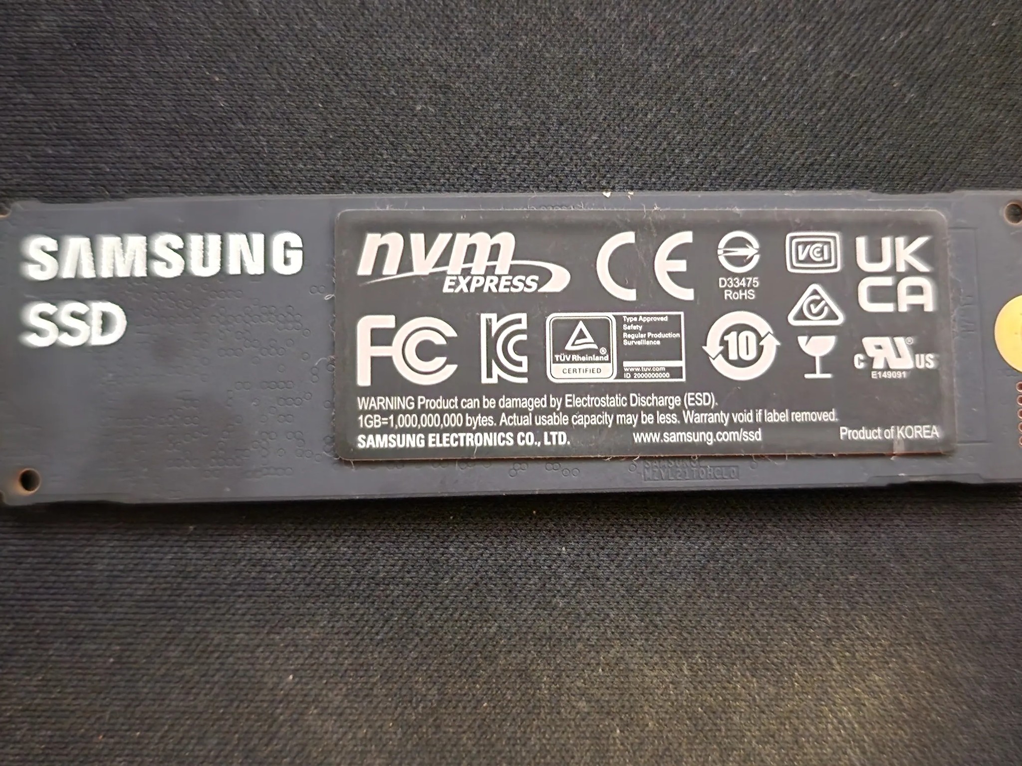 Samsung 980 PRO PCIe® 4.0 NVMe® SSD 1TB