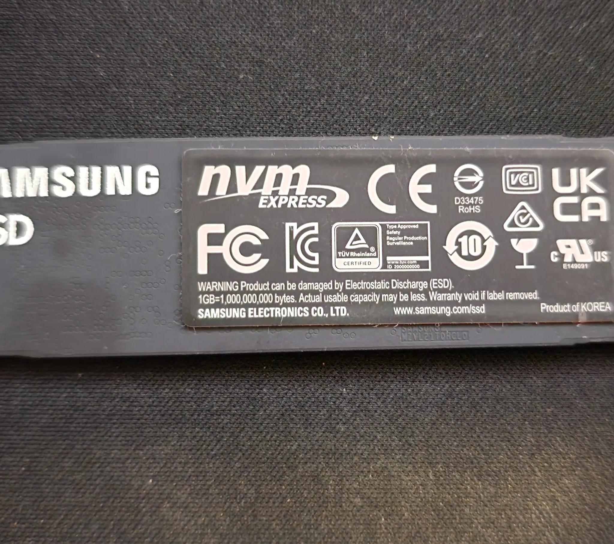 Samsung 980 PRO PCIe® 4.0 NVMe® SSD 1TB