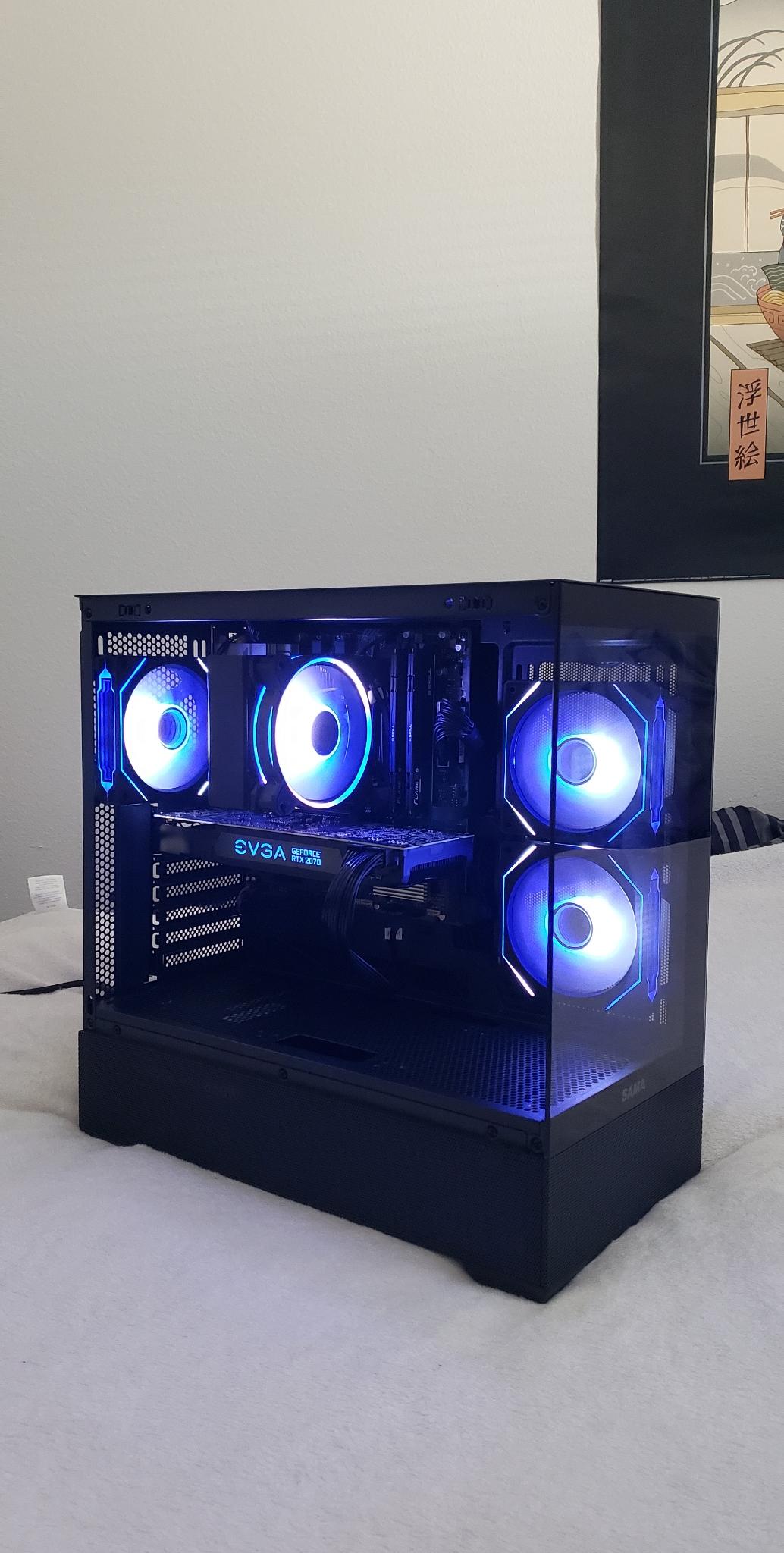 "The Iceberg:" High Performance Gaming PC. Ryzen 5 7600x, RTX 2070 SUPER, 32GB RAM