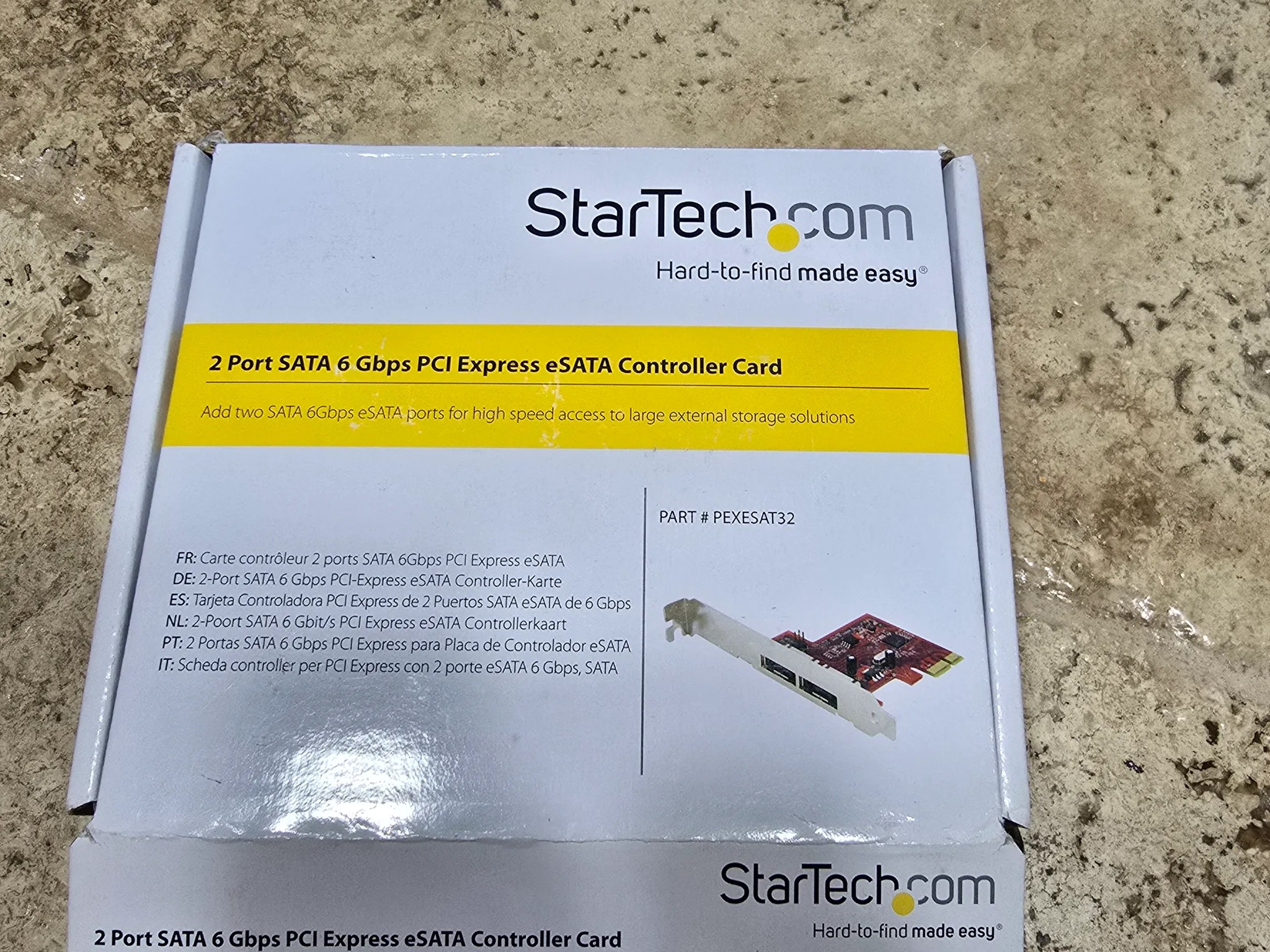 StarTech 2 Port Sata 6 Gbps Express eSata Controller card