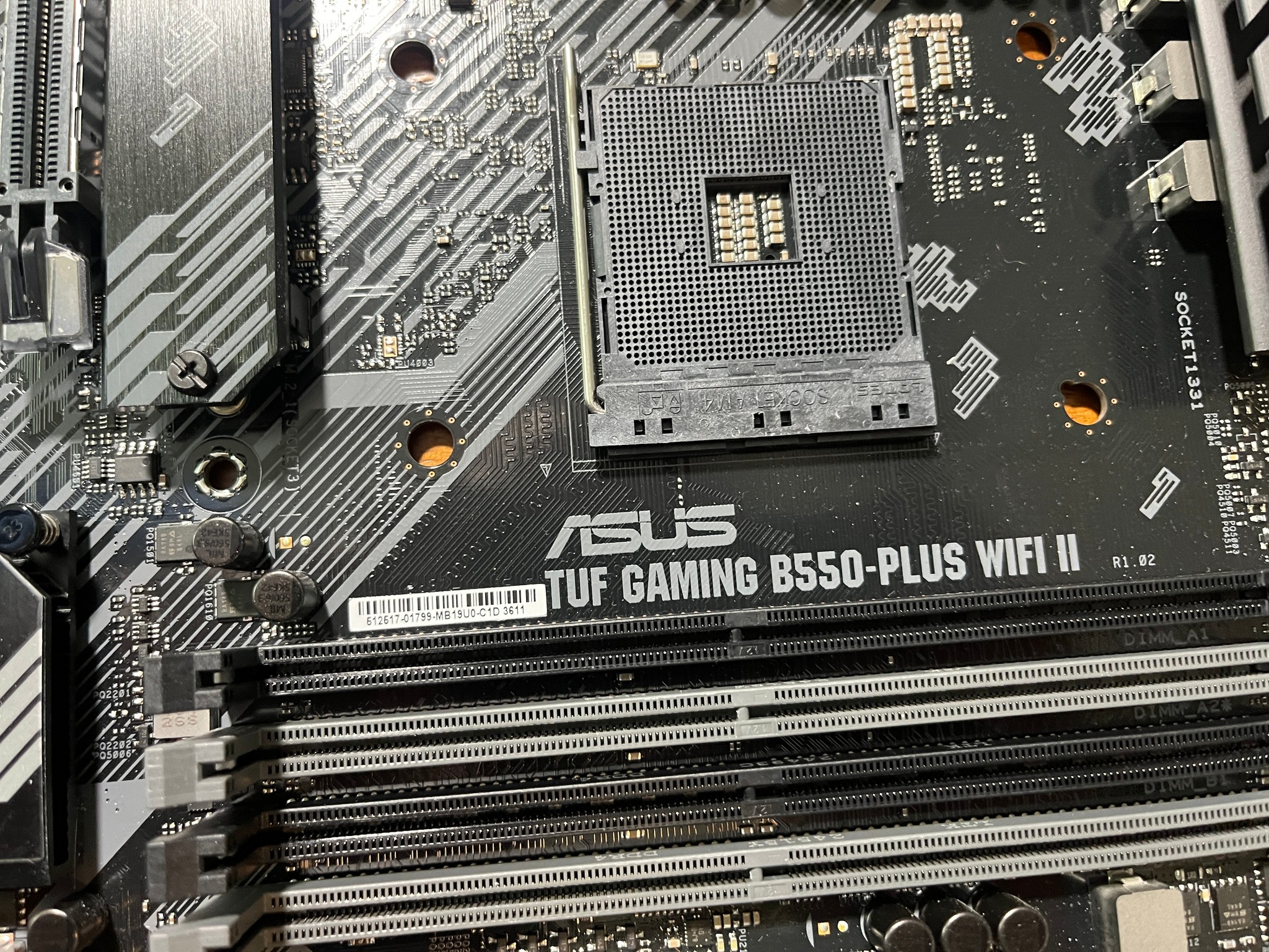 ASUS TUF GAMING B550-PLUS WIFI II AM4 AMD B550 SATA 6Gb/s ATX AMD Motherboard