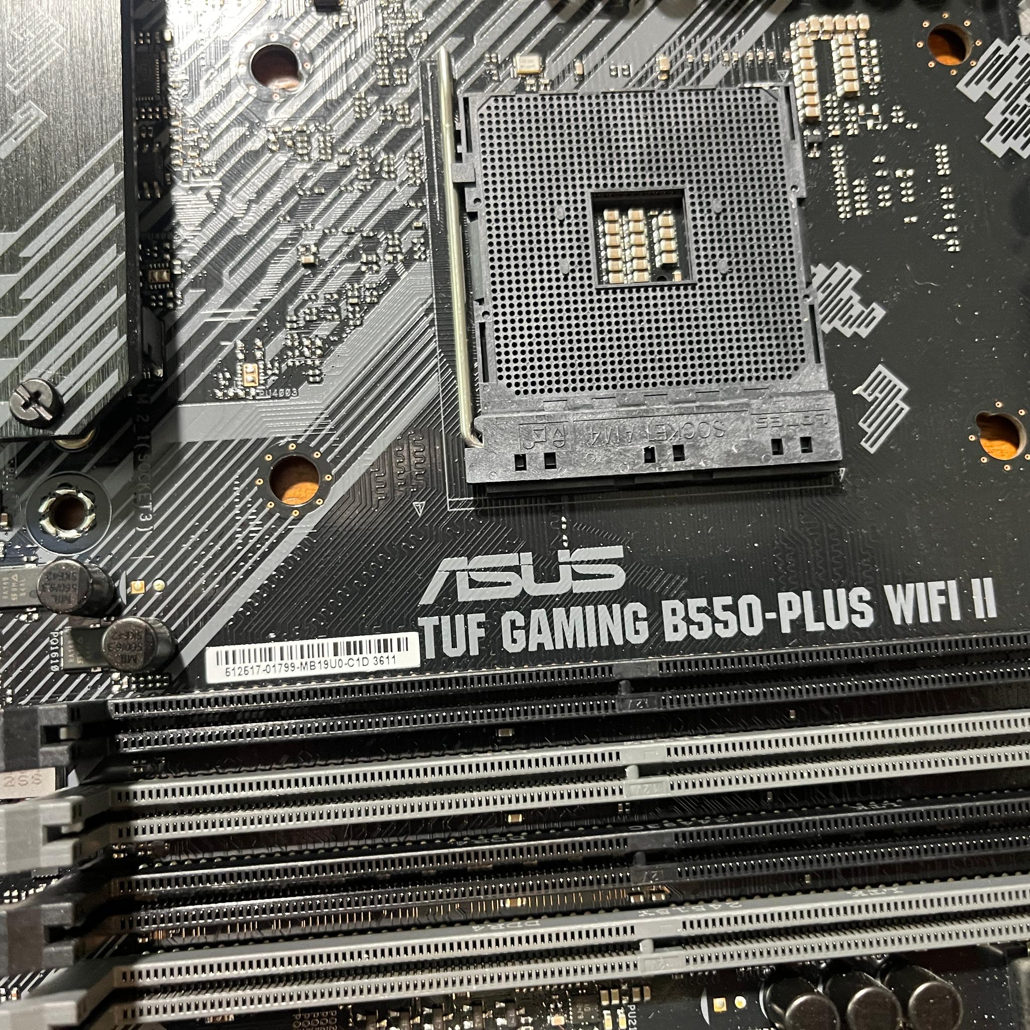 ASUS TUF GAMING B550-PLUS WIFI II AM4 AMD B550 SATA 6Gb/s ATX AMD Motherboard