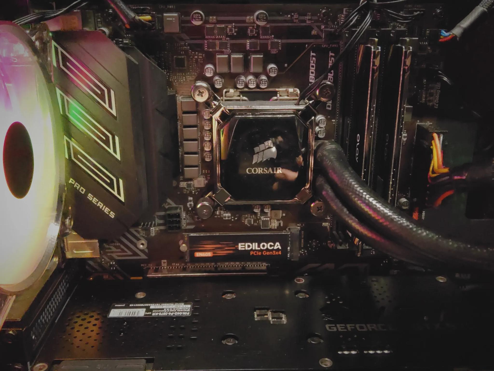 Intel i5 9400f Liquid Cooled-EVGA 970FTW
