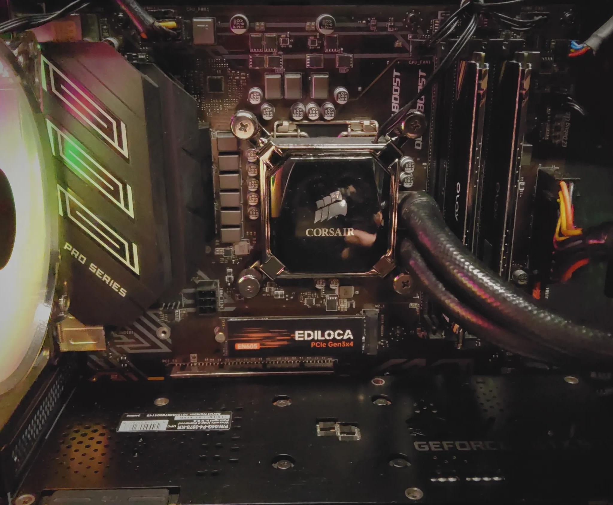 Intel i5 9400f Liquid Cooled-EVGA 970FTW