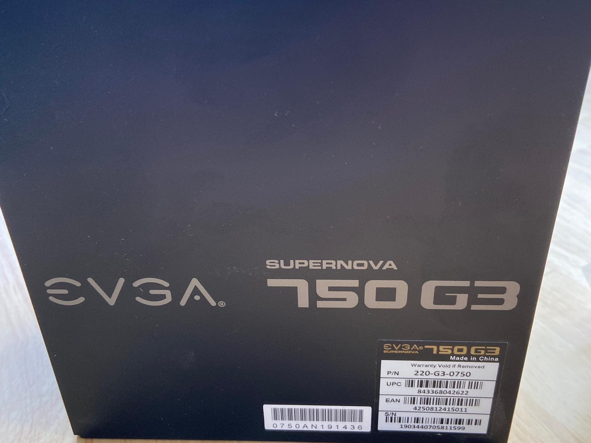 EVGA SuperNOVA 750 G3, 80 Plus Gold 750W