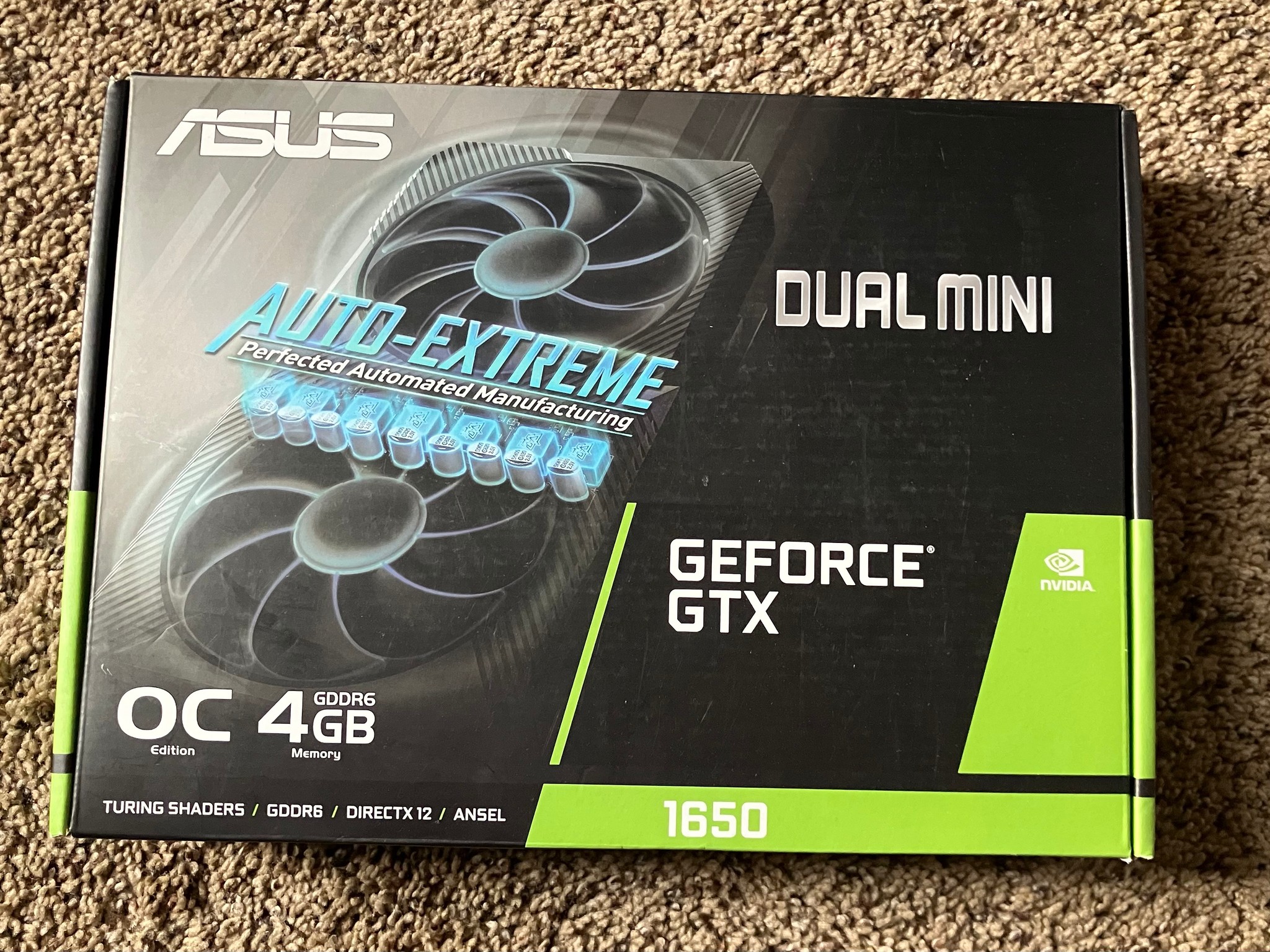 ASUS Dual-Mini GeForce GTX 1650 MINI OC Edition