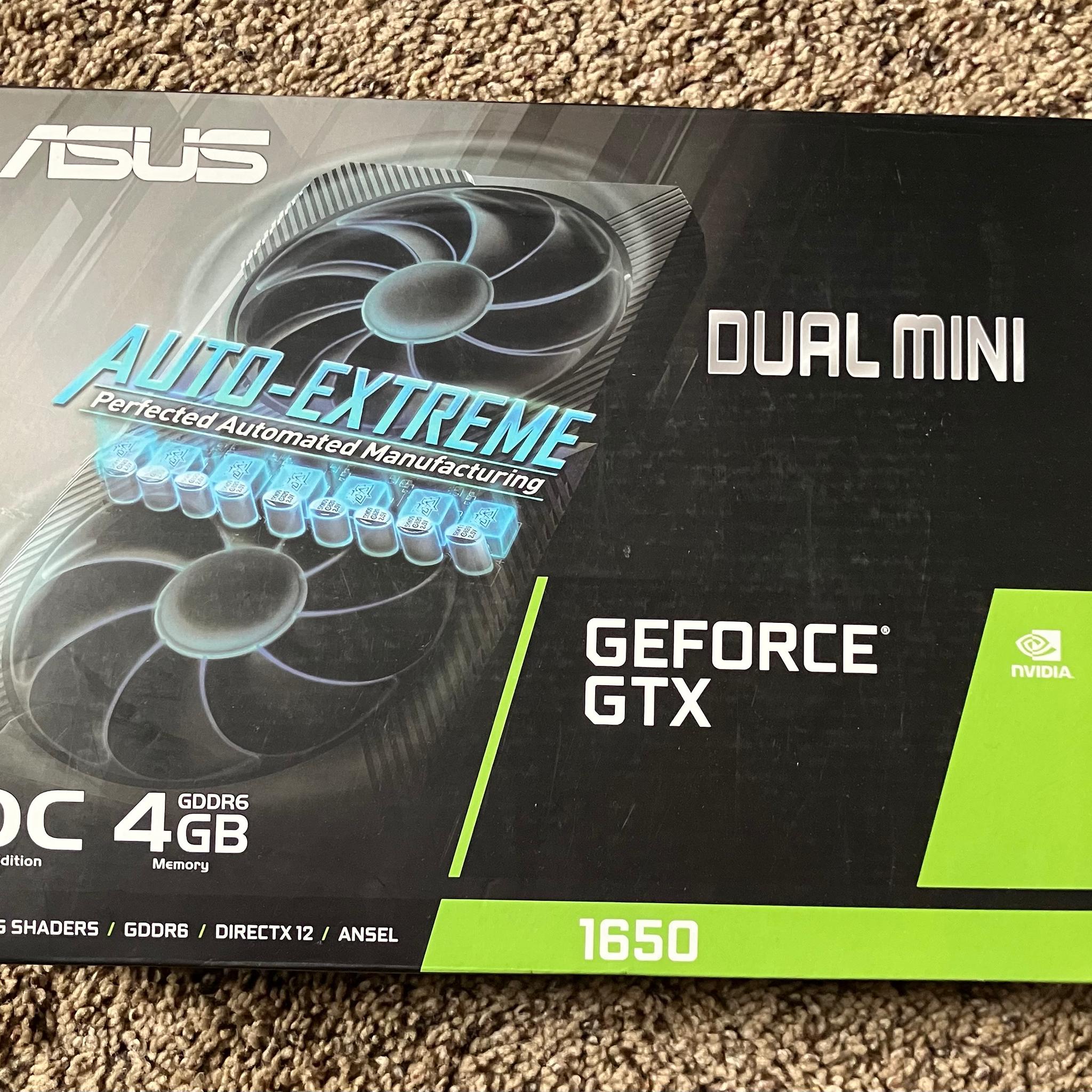 ASUS Dual-Mini GeForce GTX 1650 MINI OC Edition
