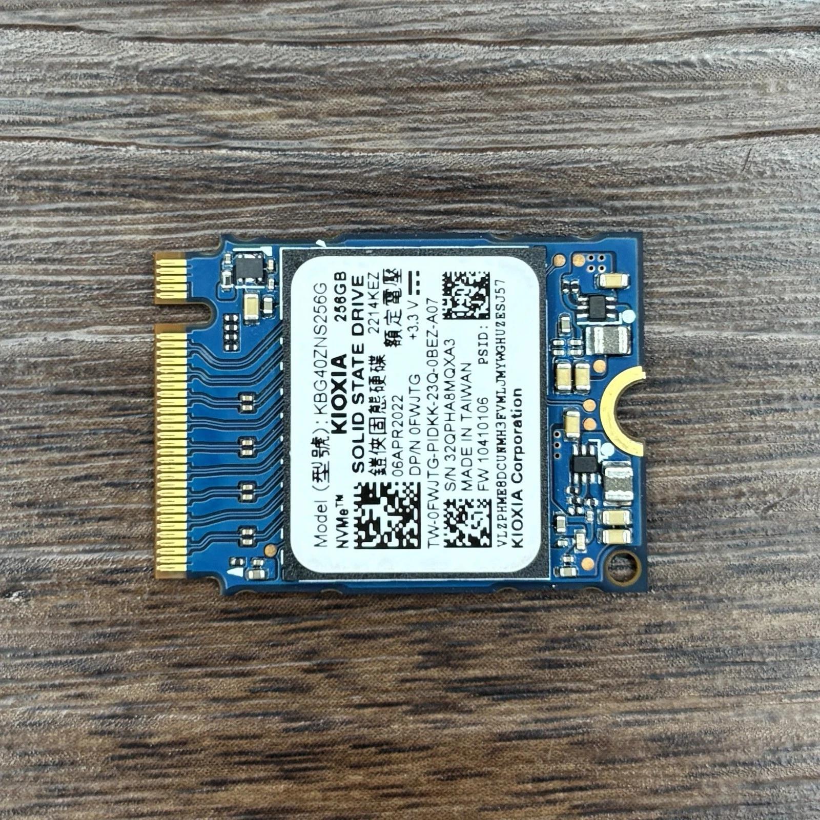 Kioxia 256GB PCIe NVMe Laptop Desktop SSD Solid State Drive