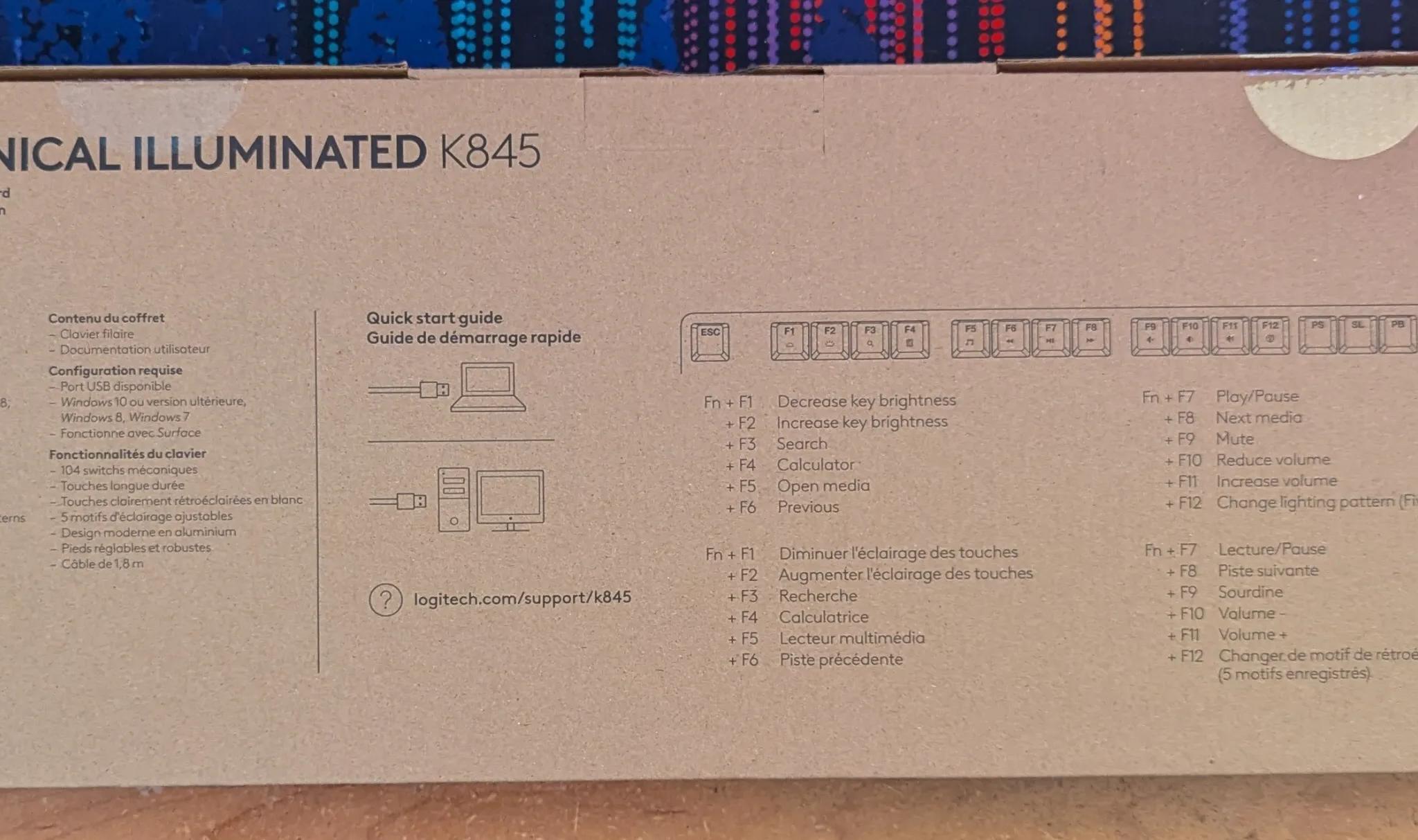 Logitech K845 Mechanical Keyboard - Brown Switches