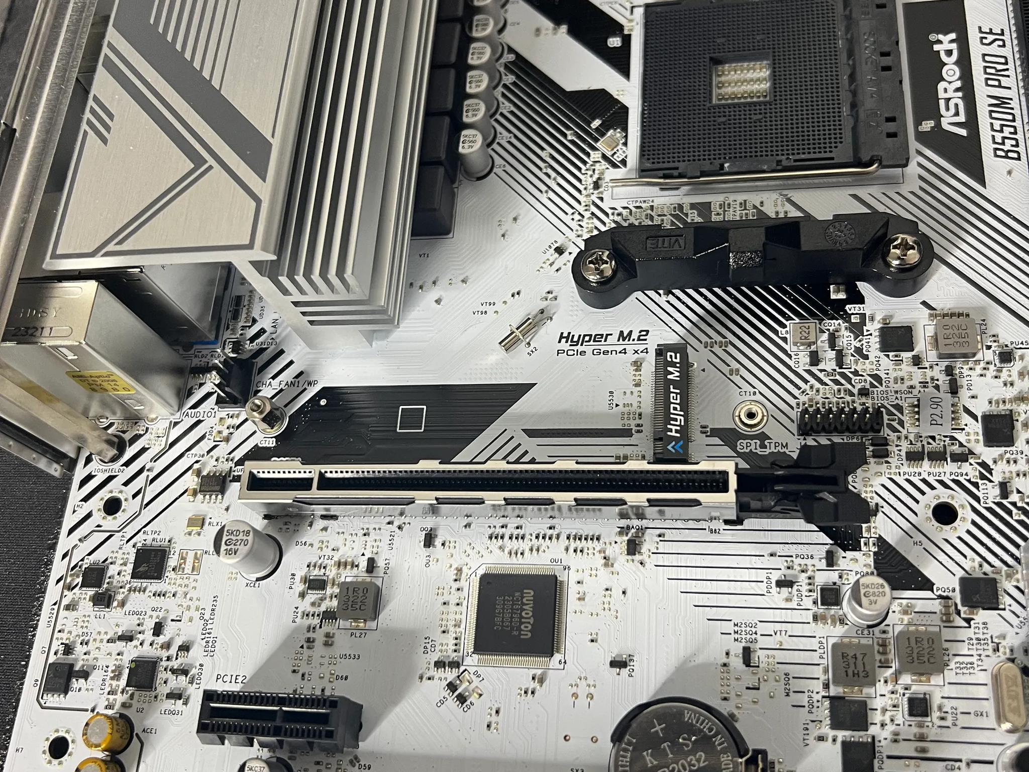 ASRock B550M Pro SE AMD AM4 microATX Motherboard