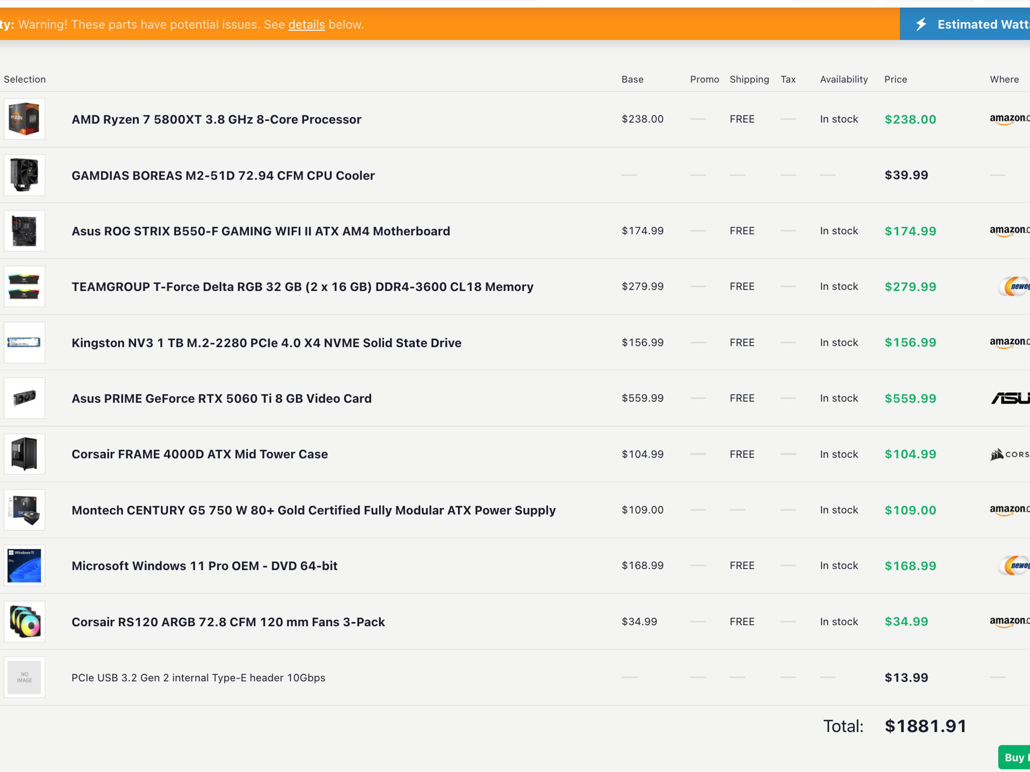 RTX 5060 Ti Gaming PC | Ryzen 7 5800XT | 32GB RAM | 1TB Gen4 NVMe