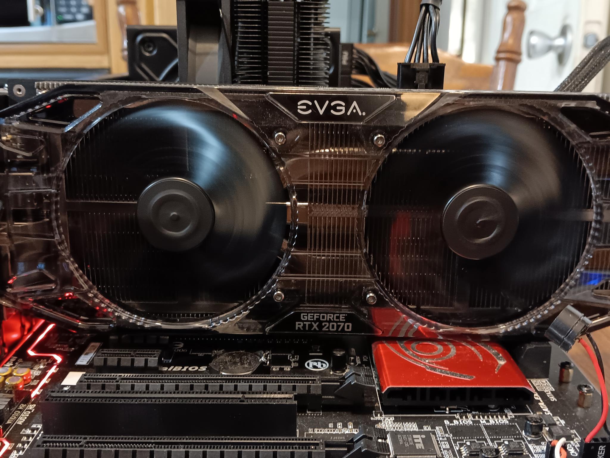 EVGA GeForce RTX-2070 8GB 08G-P4-1071-KR GPU Tested