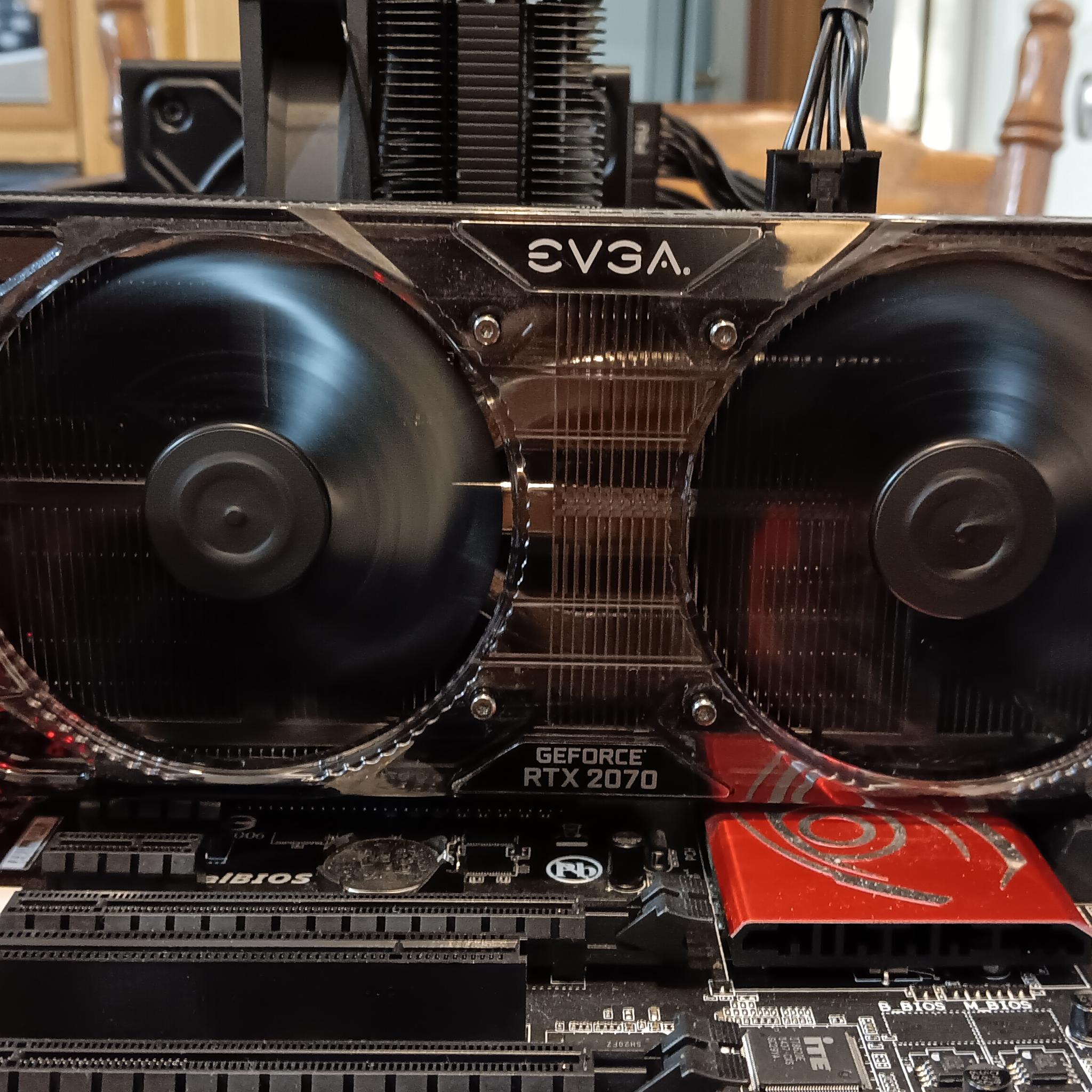 EVGA GeForce RTX-2070 8GB 08G-P4-1071-KR GPU Tested