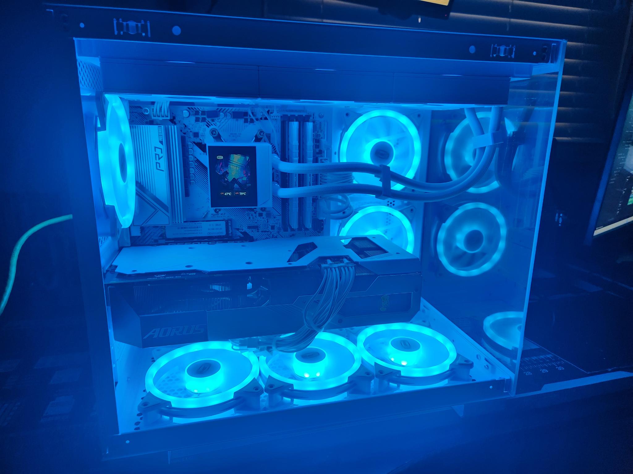 ALL WHITE Ryzen 9/ RTX GAMING and STREAMING PC WITH CUSTOM WHITE RTX 3080!