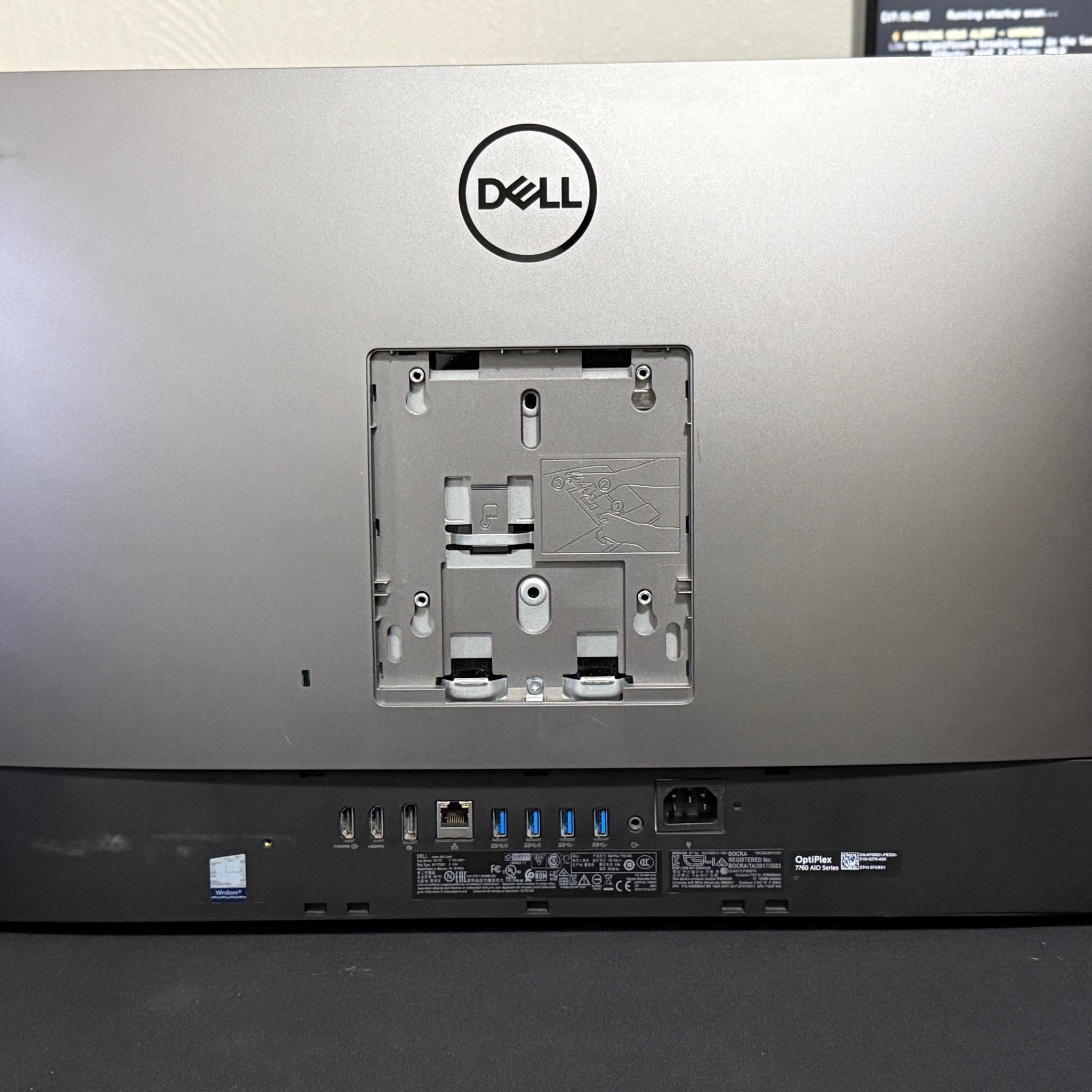 Dell OptiPlex 7760 AIO | i7-8700 | 32GB RAM | 1TB NVMe | Webcam