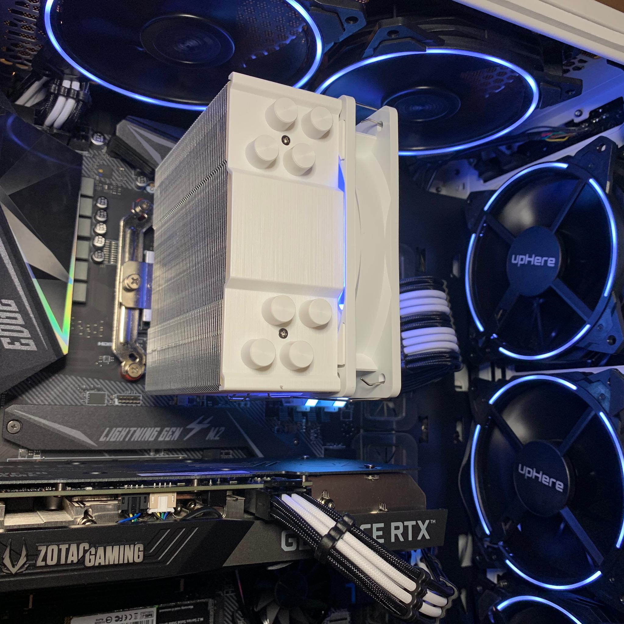 Mid Range White/Black Gaming PC (Ryzen 5 3600 + RTX 3060) w/ wifi