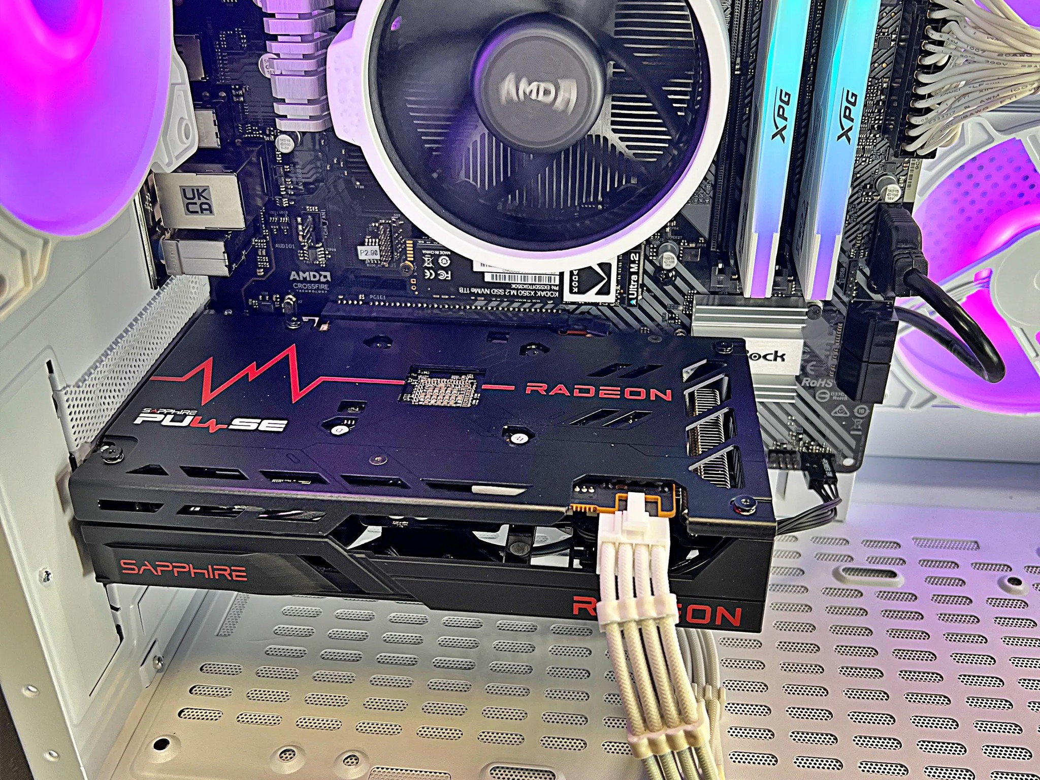 Ryzen 5 3600 RX 6600 16GB RAM 1TB M.2 Wifi 5 Bluetooth Window 10 Gaming PC