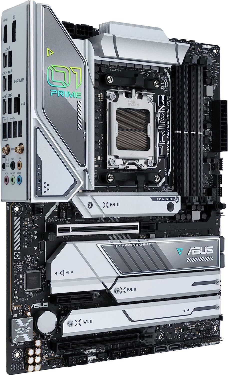 ASUS PRIME X670E-PRO WIFI AMD AM5 X670E ATX DDR5 Desktop Motherboard A