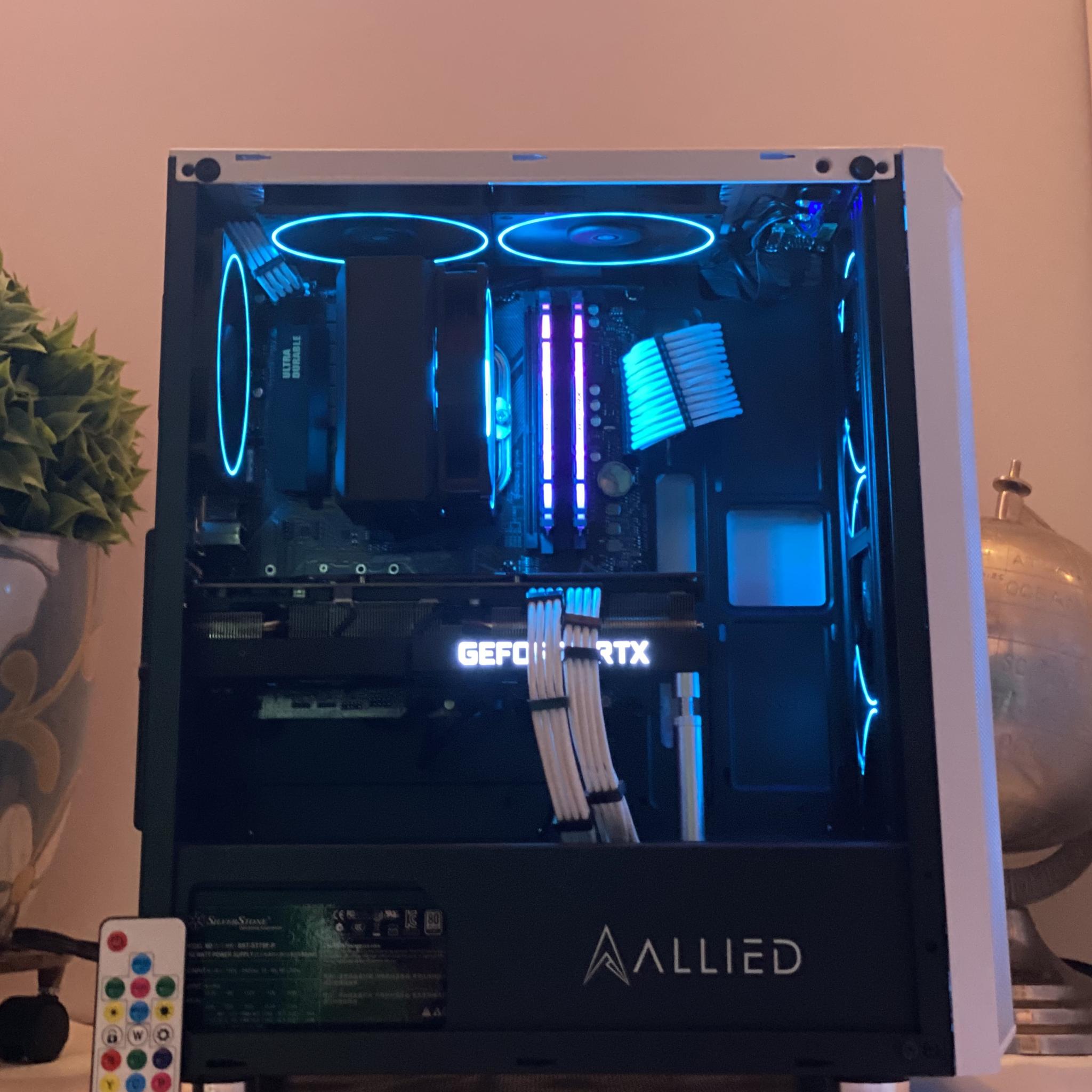 ⚪️⚫️ 🪐 “6-Rings" Ryzen Pro Gaming PC 🧪 RTX 3080🧪 Ryzen 7🧪1TB 🧪Windows 11