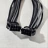 Black and Gray PCIe GPU Extension Cables