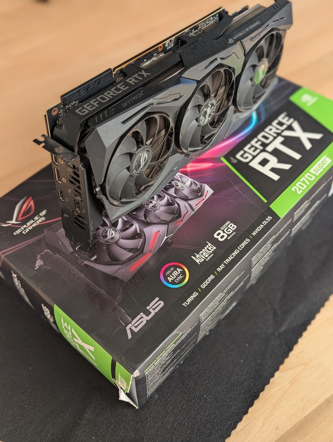 ASUS GEFORCE RTX 2070 SUPER ジャンク 🔥 ASUS ROG Strix RTX 2070 Super – 1440p Gaming | Triple-Fan Power