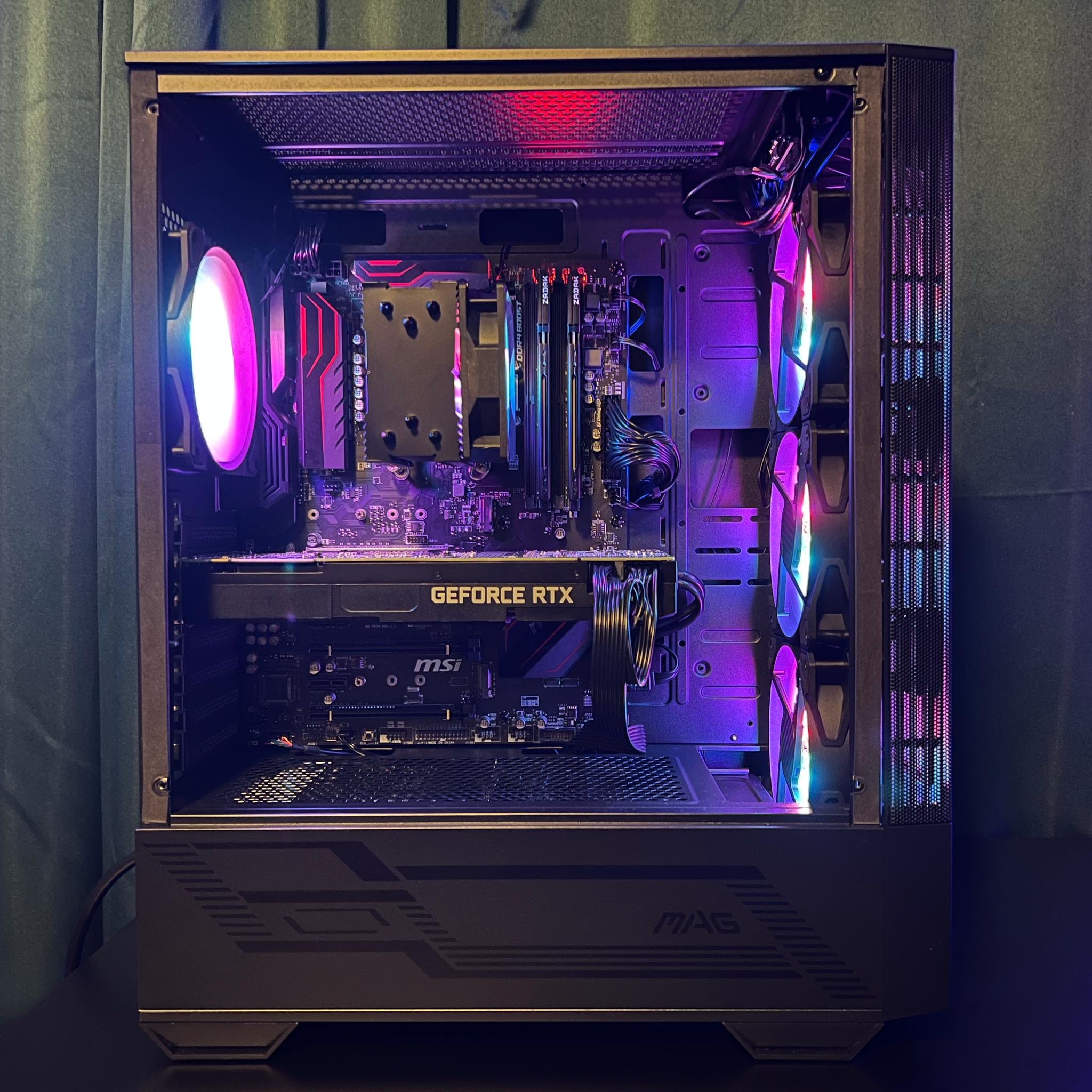 1440P Gaming PC | RTX 2080 SUPER | RYZEN 7 3700X | 16GB RAM | 1TB SATA SSD | WiFi, Windows 11