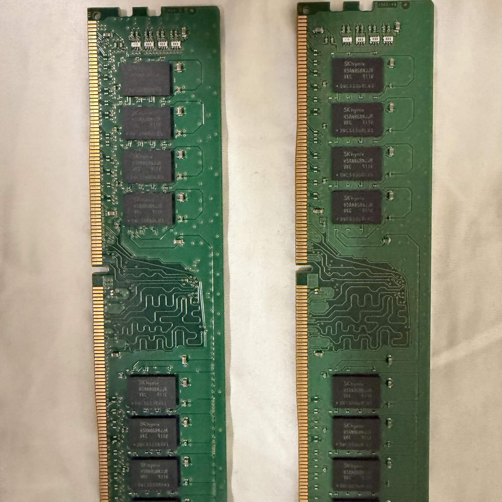 SK Hynix 32GB (2x16GB) RAM PC Memory DDR4 2Rx8 PC4-2666V-UB1-11 HMA82GU6JJRN-VK