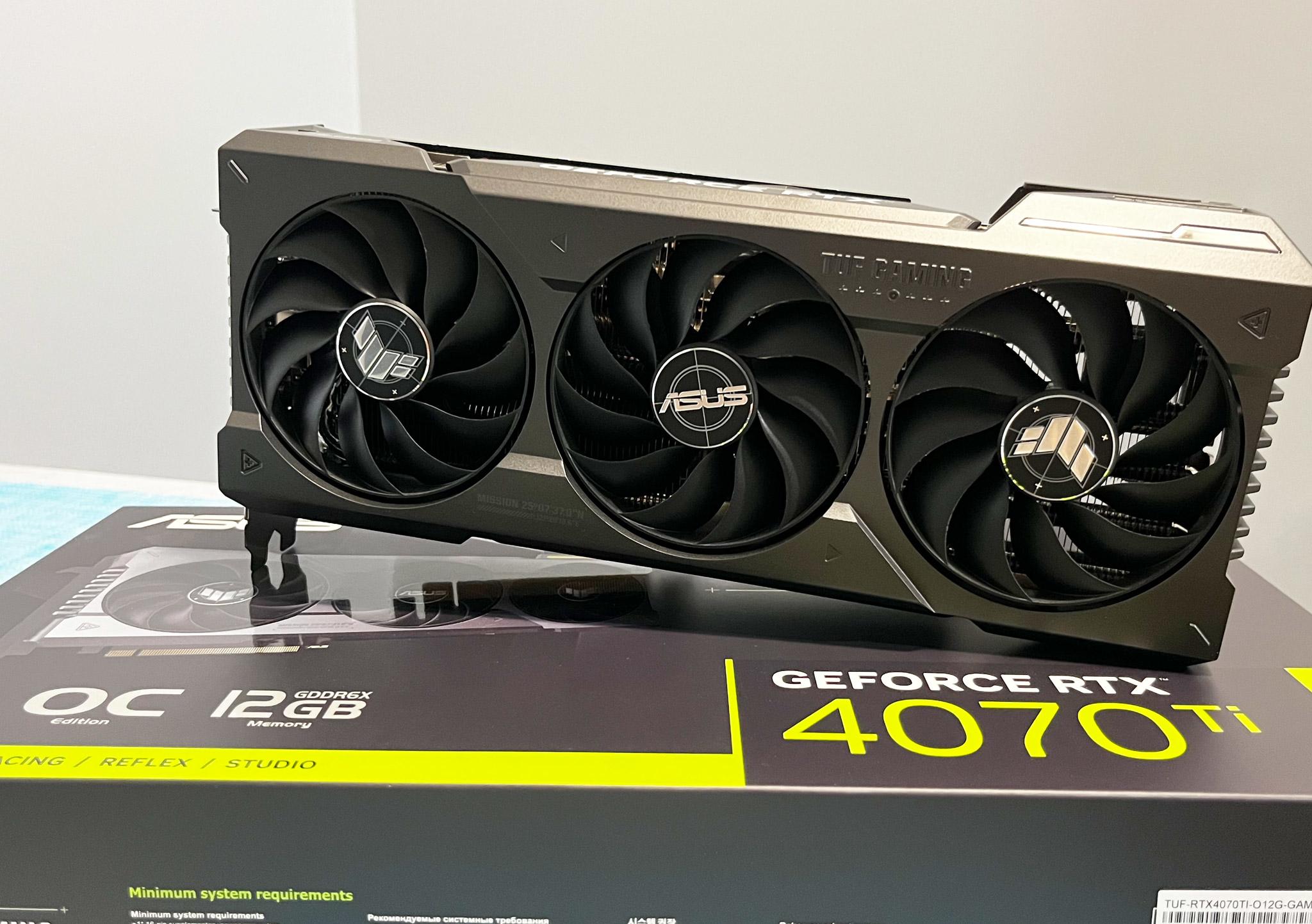 ASUS TUF Gaming NVIDIA GeForce RTX 4070 Ti OC Edition