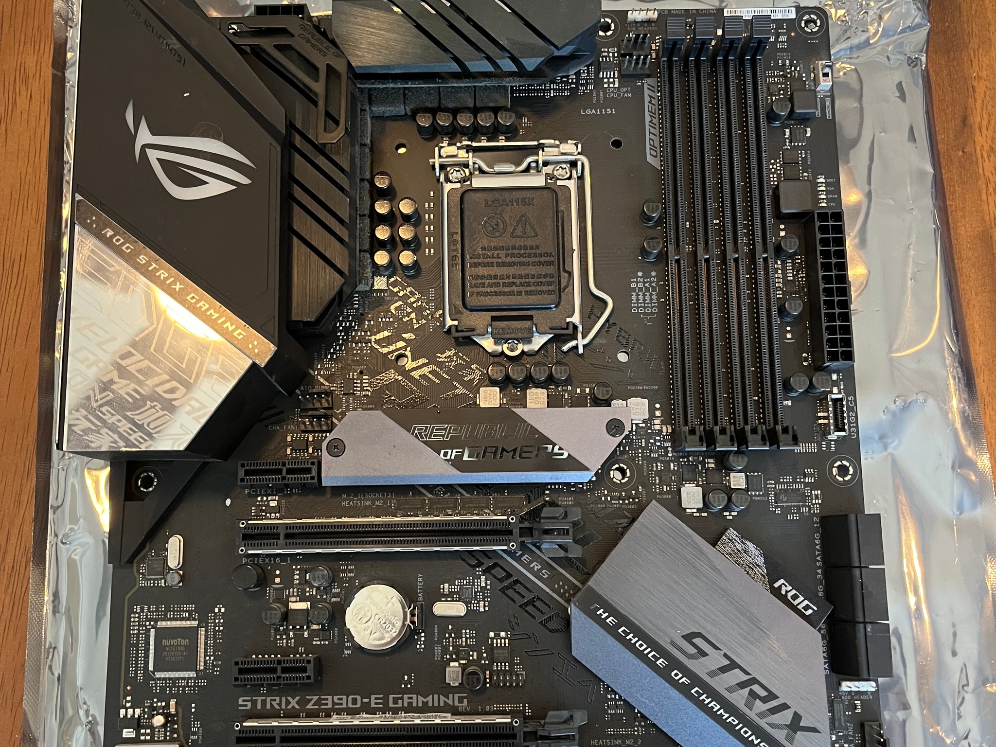 ASUS ROG STRIX Z390-E GAMING LGA 1151 Intel Motherboard