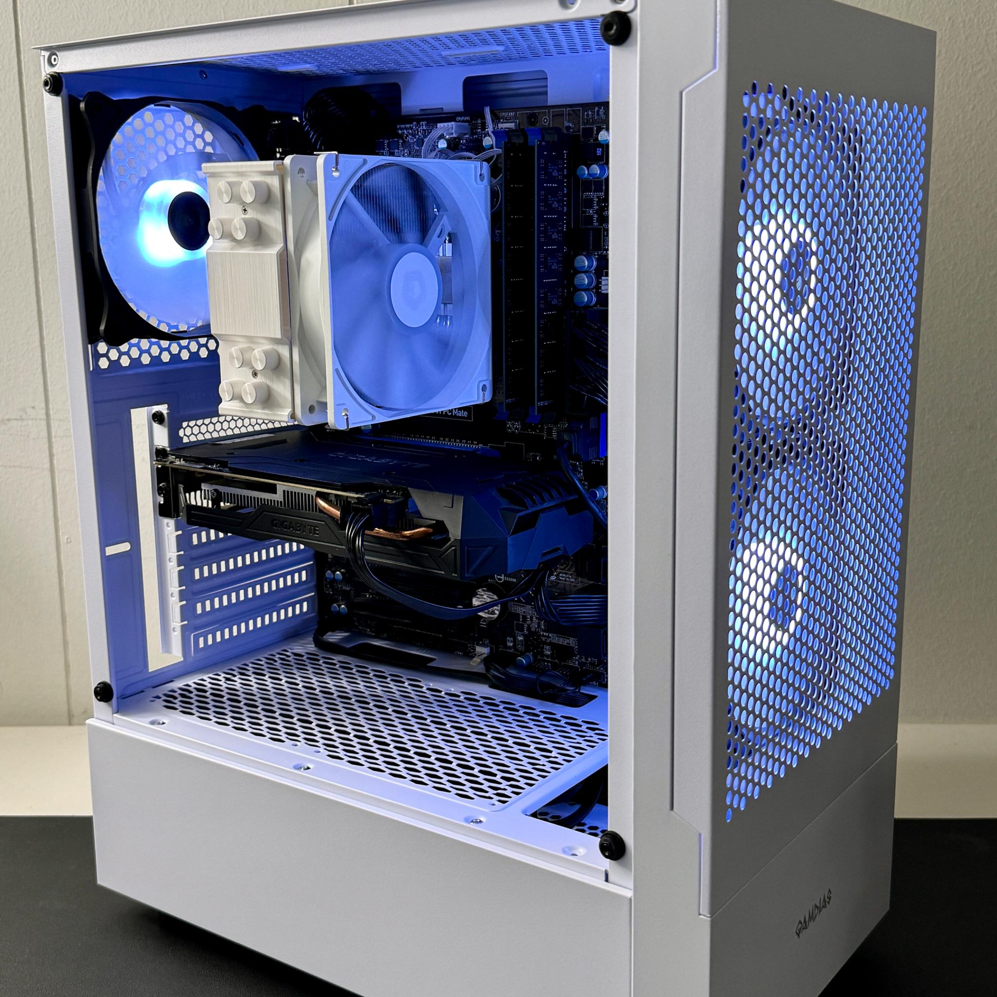 GTX 1060 3GB | INTEL i5 4570 | 16GB DDR3 RAM | 500 GB SSD | White Gaming Computer