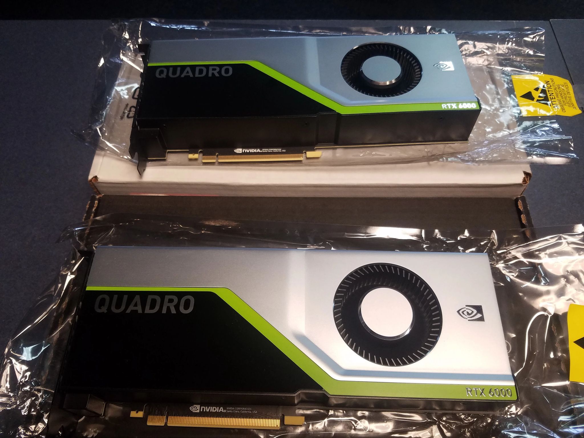 On Sale! Two RTX 6000 24GB Video Cards & 3-Slot NVLINK Bridge