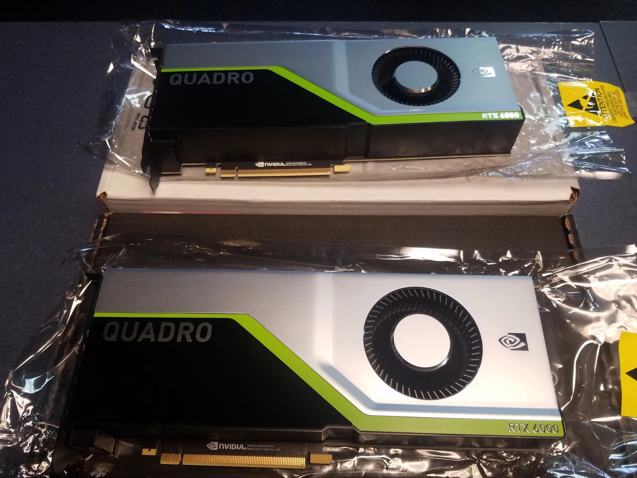 On Sale! Two RTX 6000 24GB Video Cards & 3-Slot NVLINK Bridge