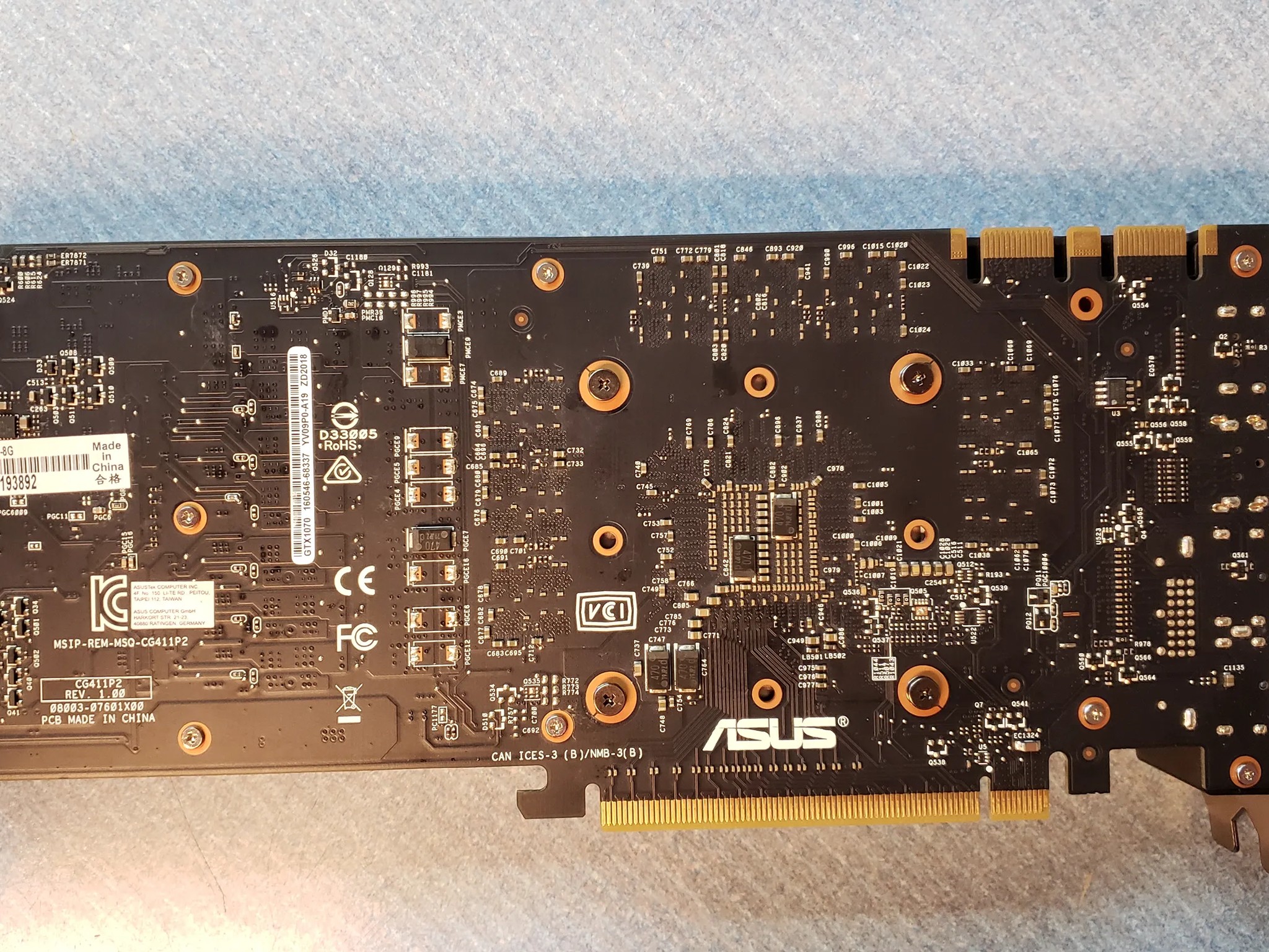 Asus GTX 1070 graphics card