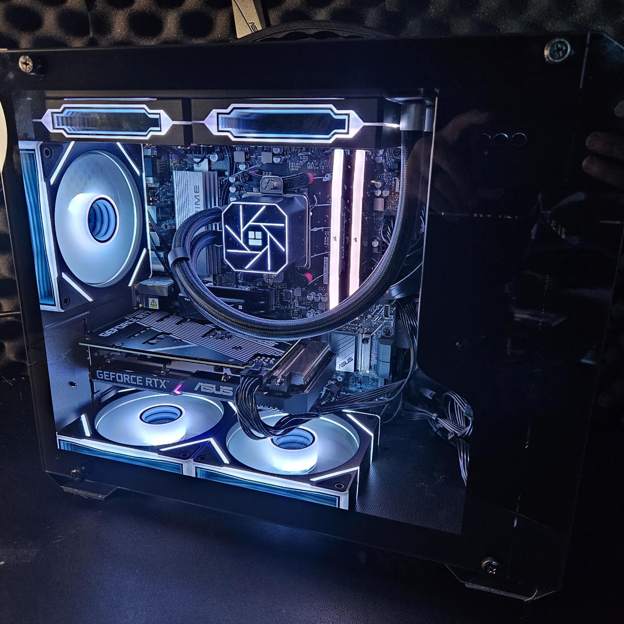 Scratch sale!! Portable liquid cooled RIG Ryzen 7 7800X3D / 32GB / 2TB SSD / RTX3060