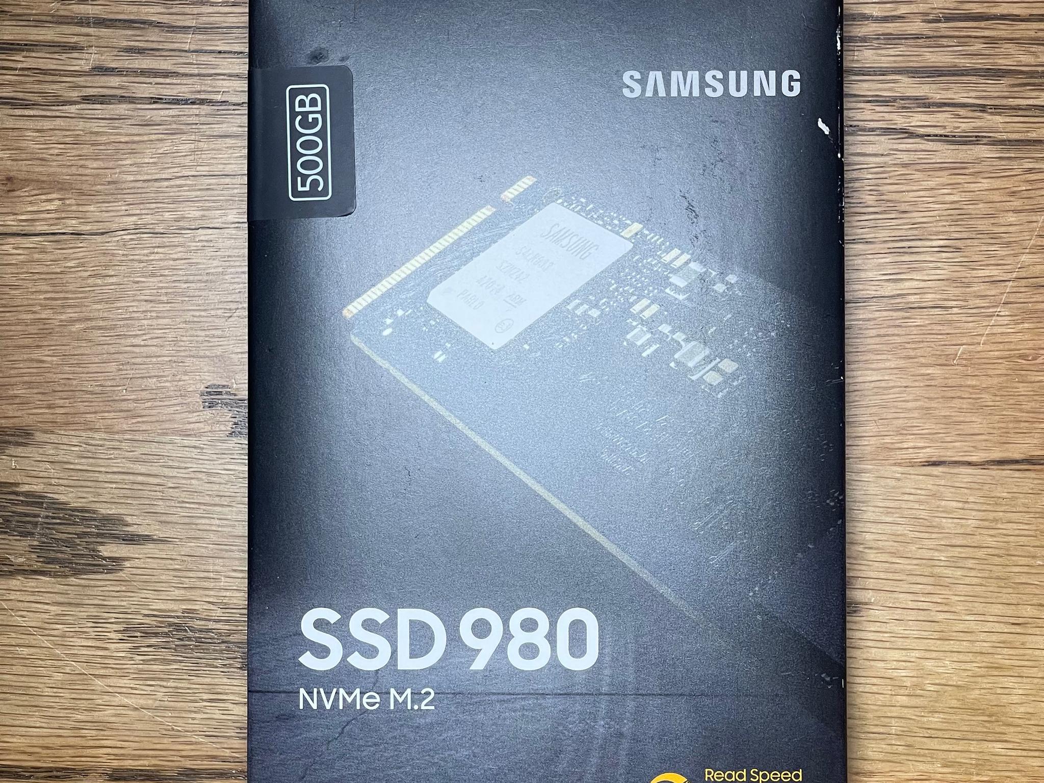 New, Samsung 980 500GB NVMe M.2 SSD