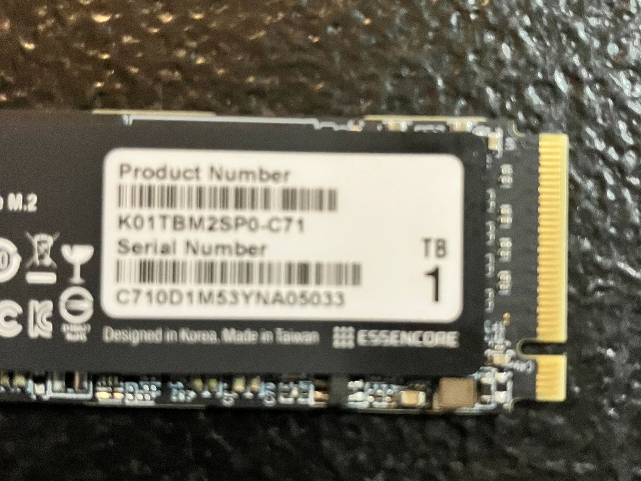 KLEVV 1TB M.2 NVME SSD PCIE 3.0