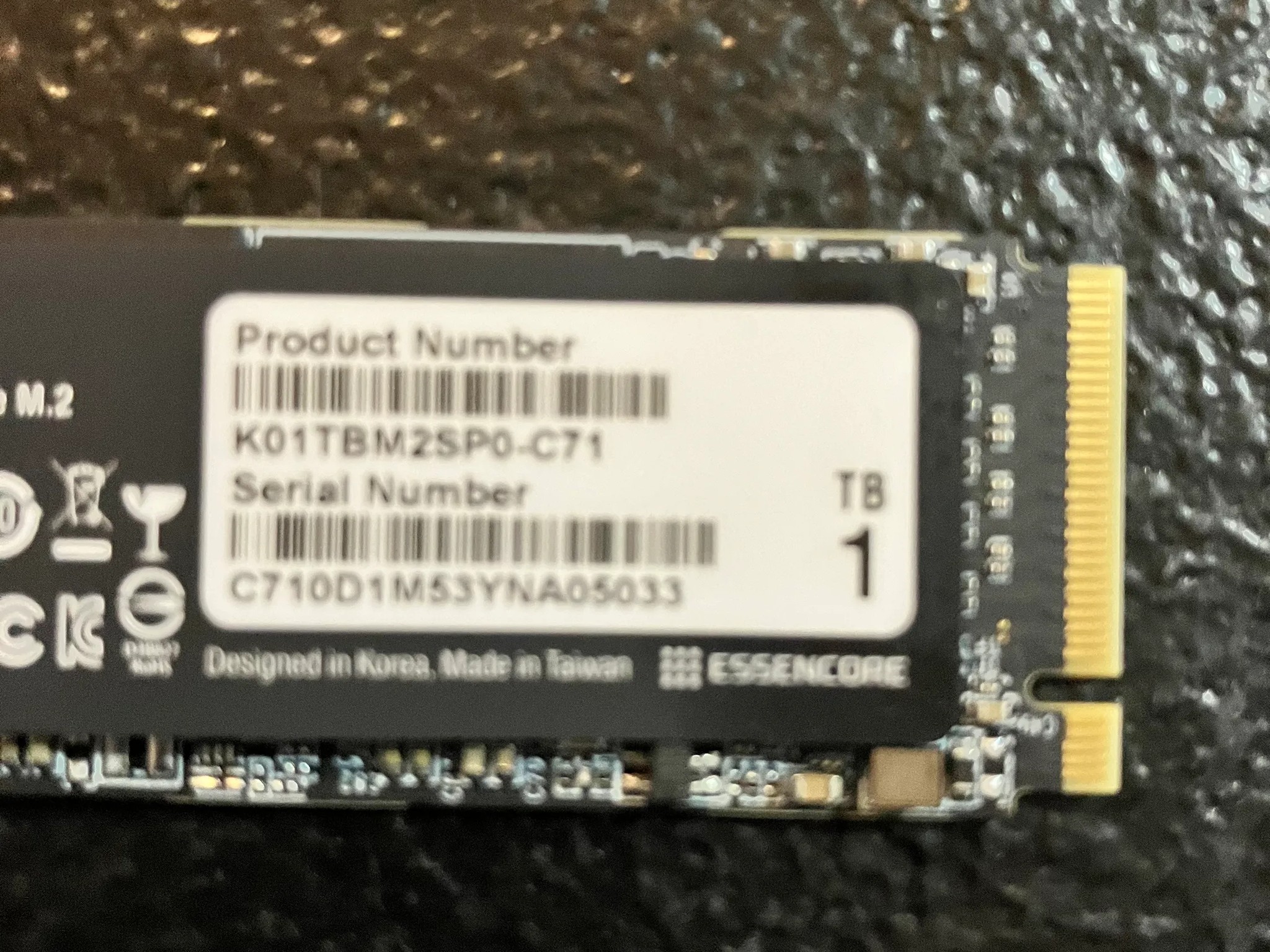 KLEVV 1TB M.2 NVME SSD PCIE 3.0