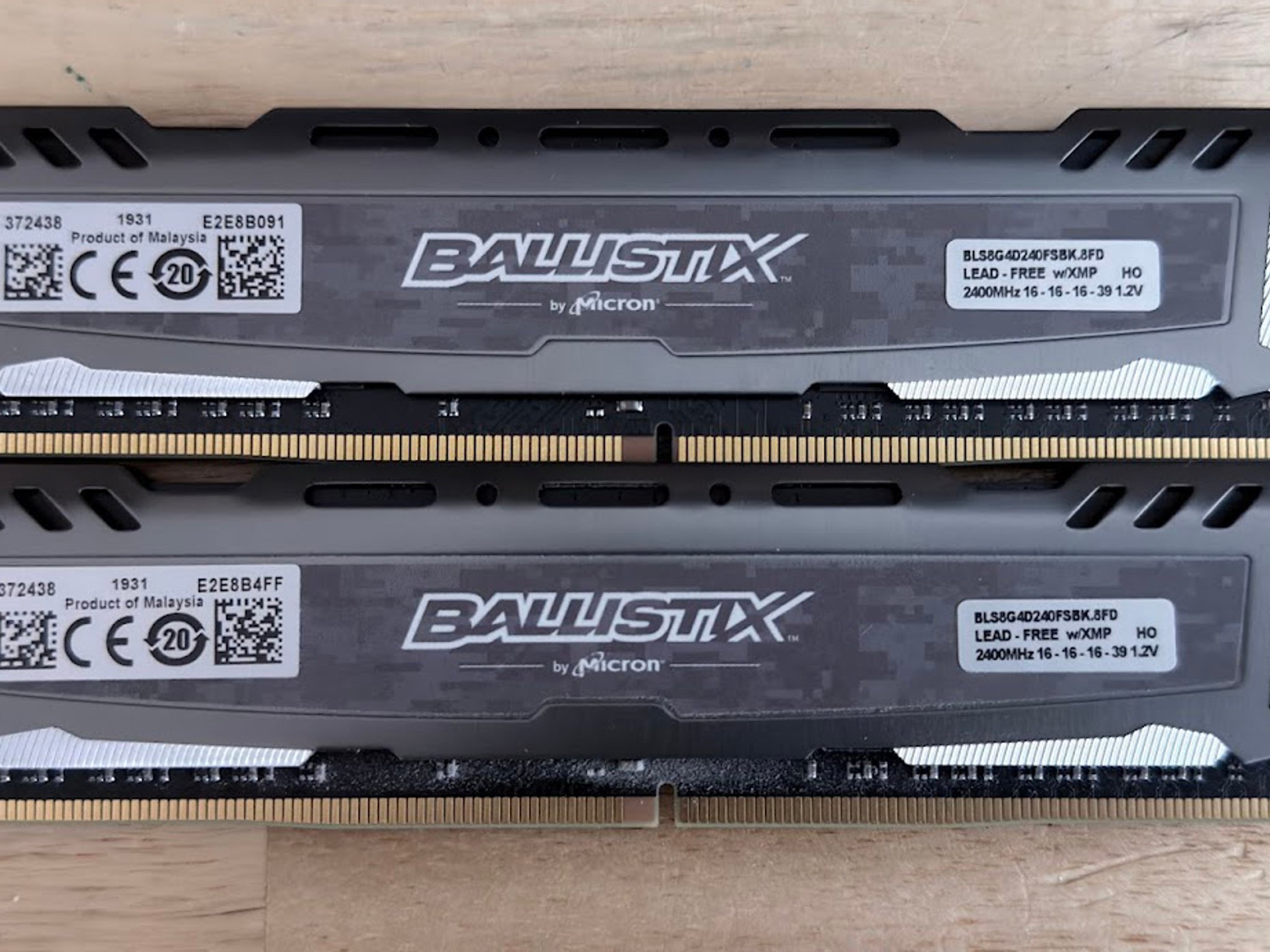 Crucial 16GB DDR4 2400MHz