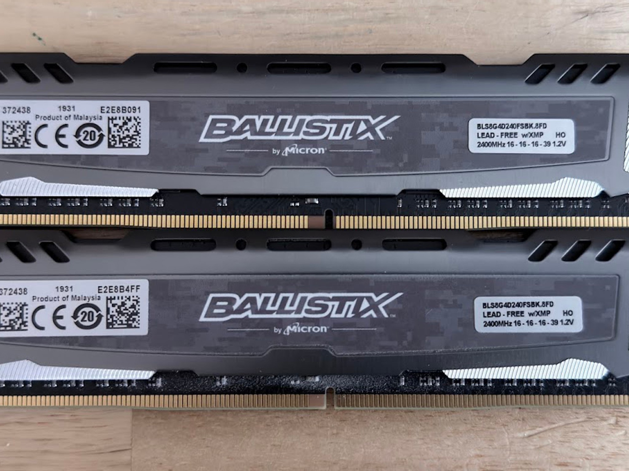 Crucial 16GB DDR4 2400MHz