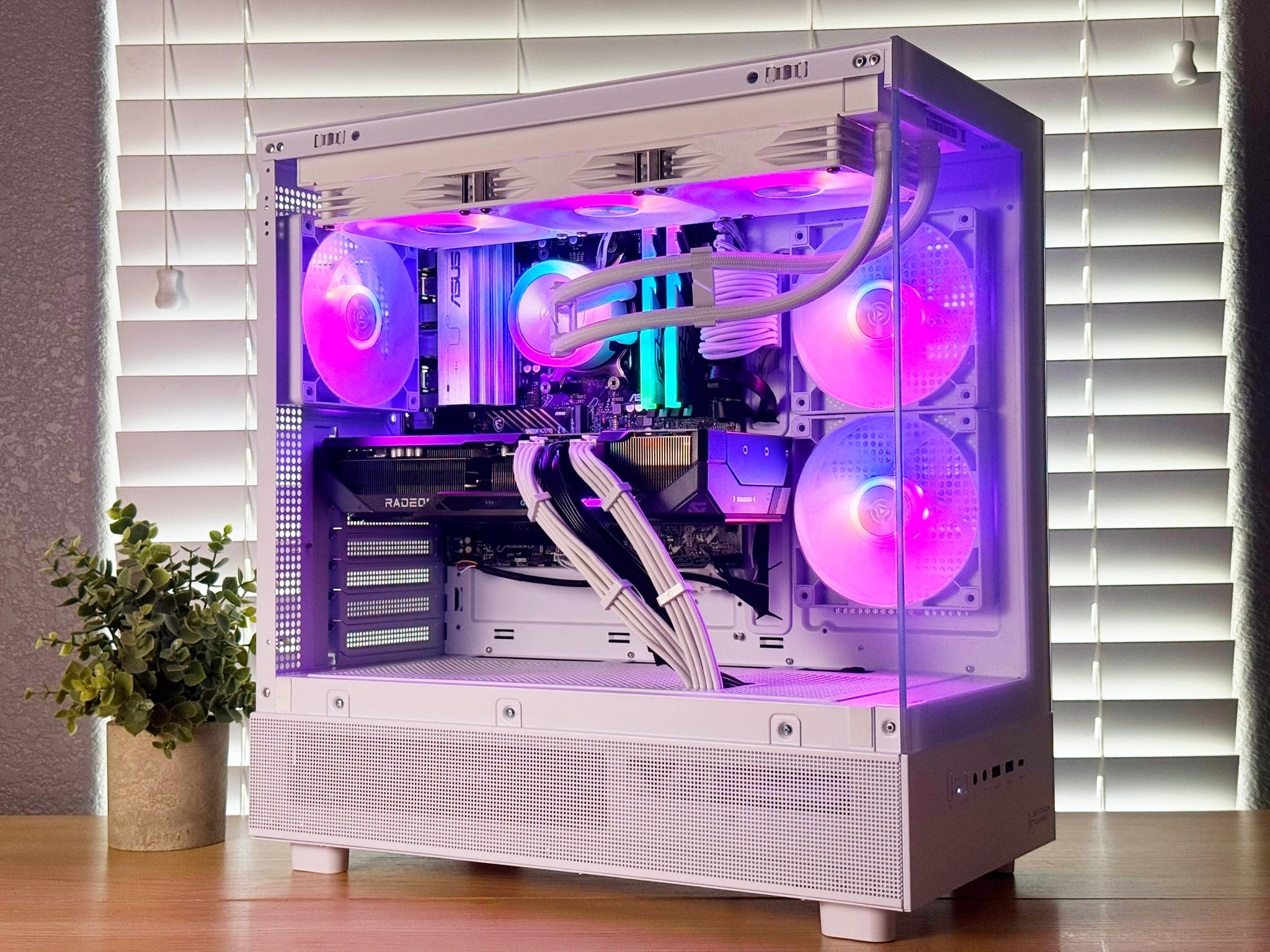 ⚪🟣 NEBULA Gaming PC - RX 9070 XT, Ryzen 7 9800x3D, 32gb, 2tb NVME