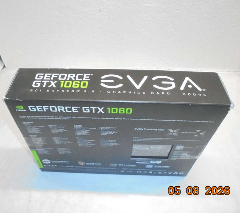 EVGA GeForce GTX 1060 SSC2 GAMING/06G-P4-6667-KR/6GB GDDR5/iCX cooling