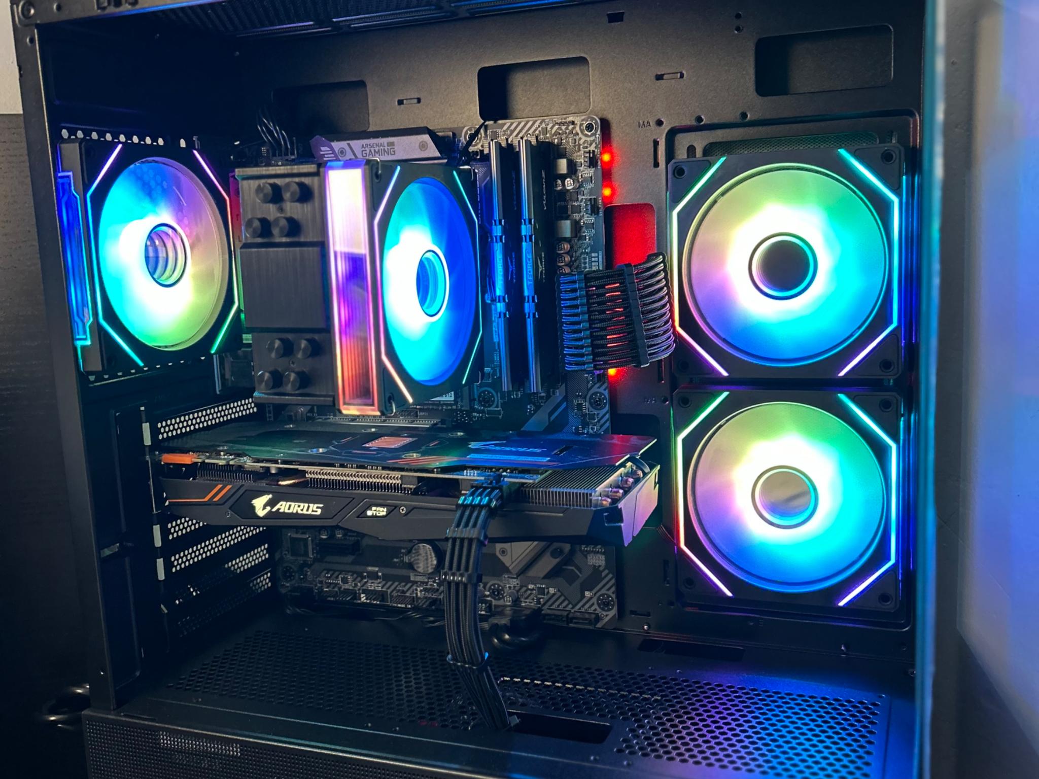 Aorus GTX 1070 TI | Ryzen 5 2600X | Black 1080p gaming PC