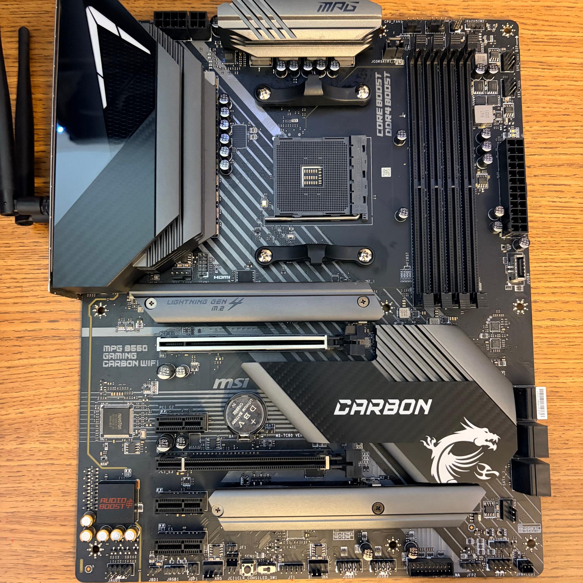 MSi B550 Carbon wifi ATX AM4