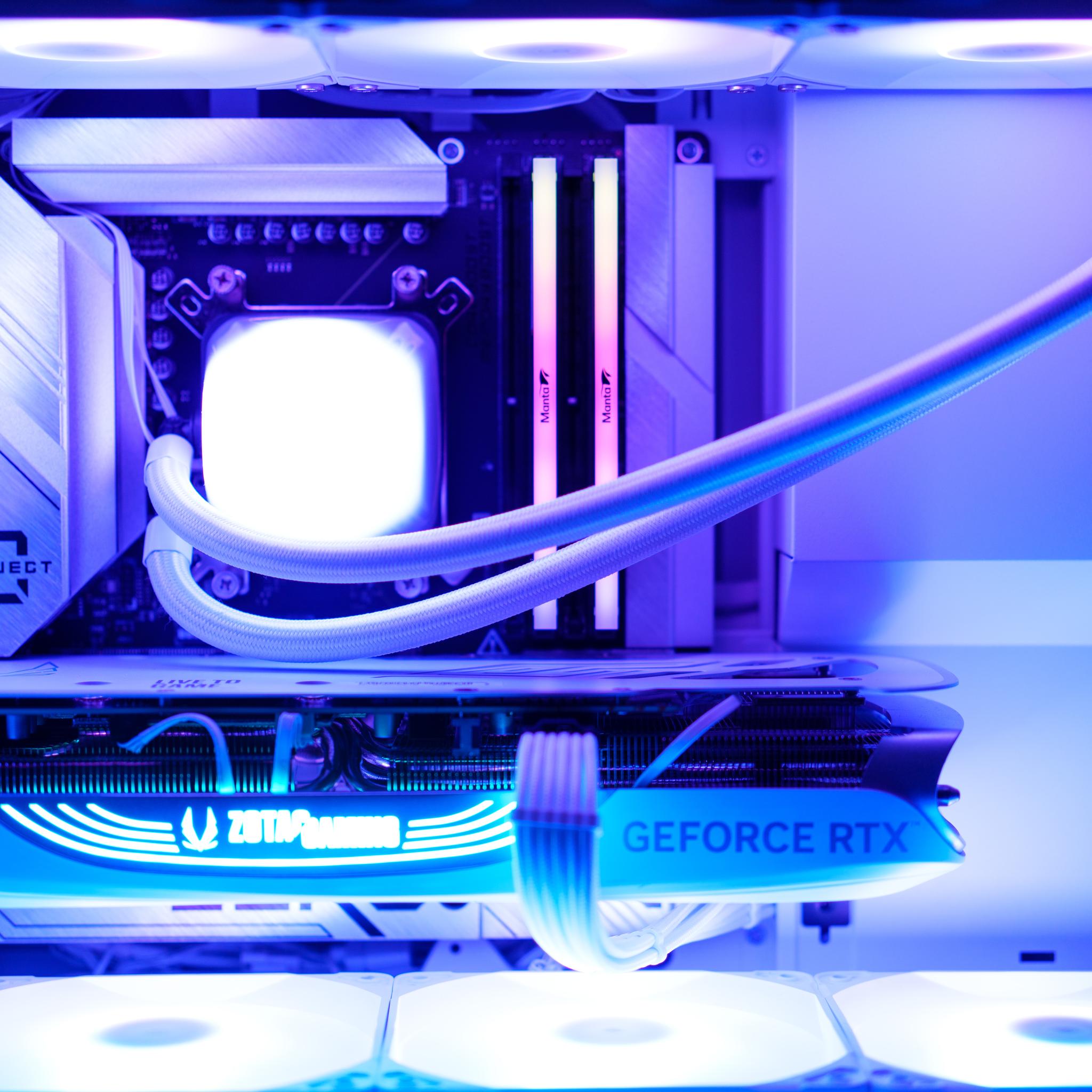 White Gaming PC | Ryzen 7600X3D | RTX 4070 Ti Super | 32GB DDR5 | 2TB m.2 drive