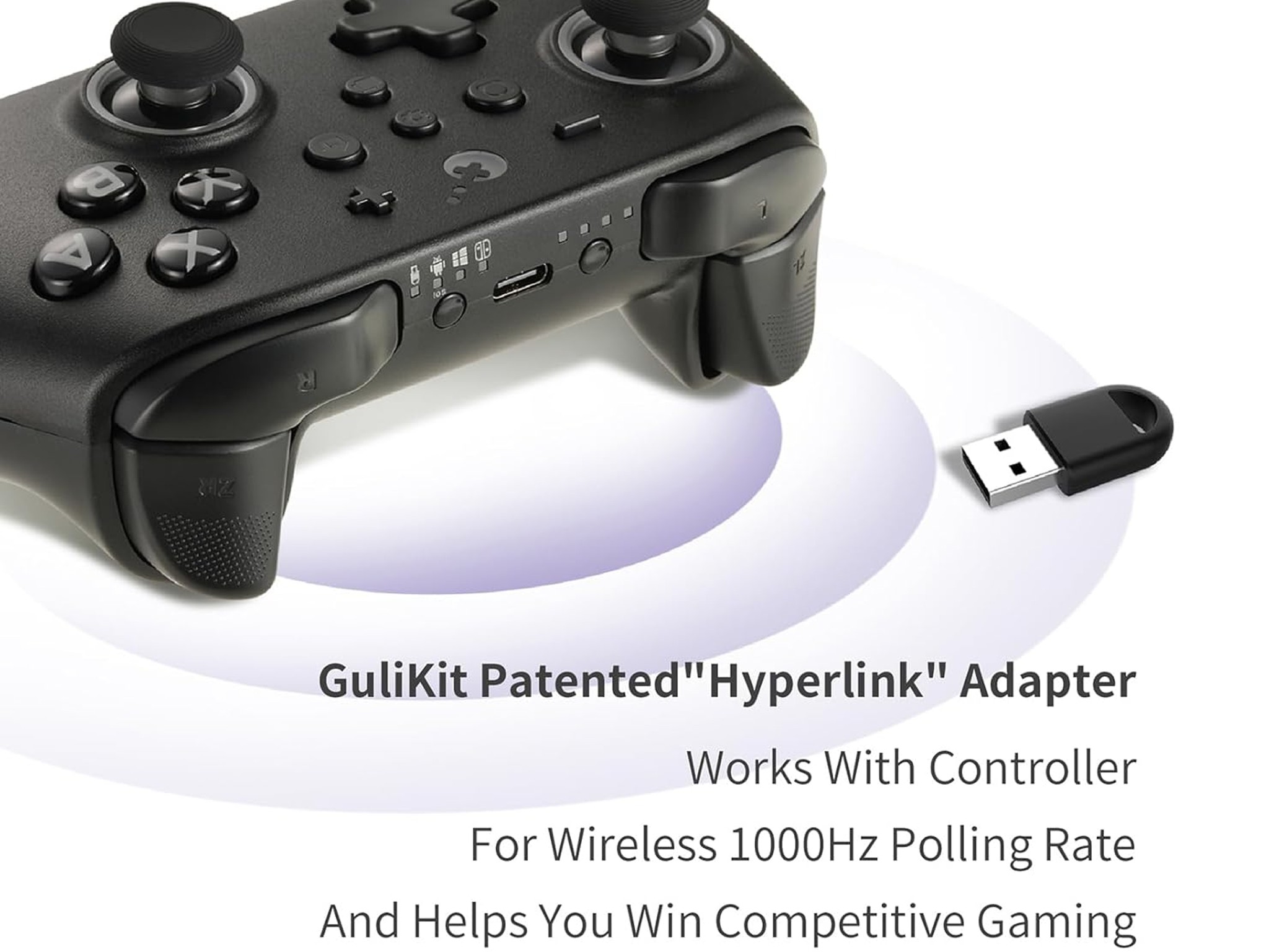 Gulikit Kk3 Pro Video Game Controller Black