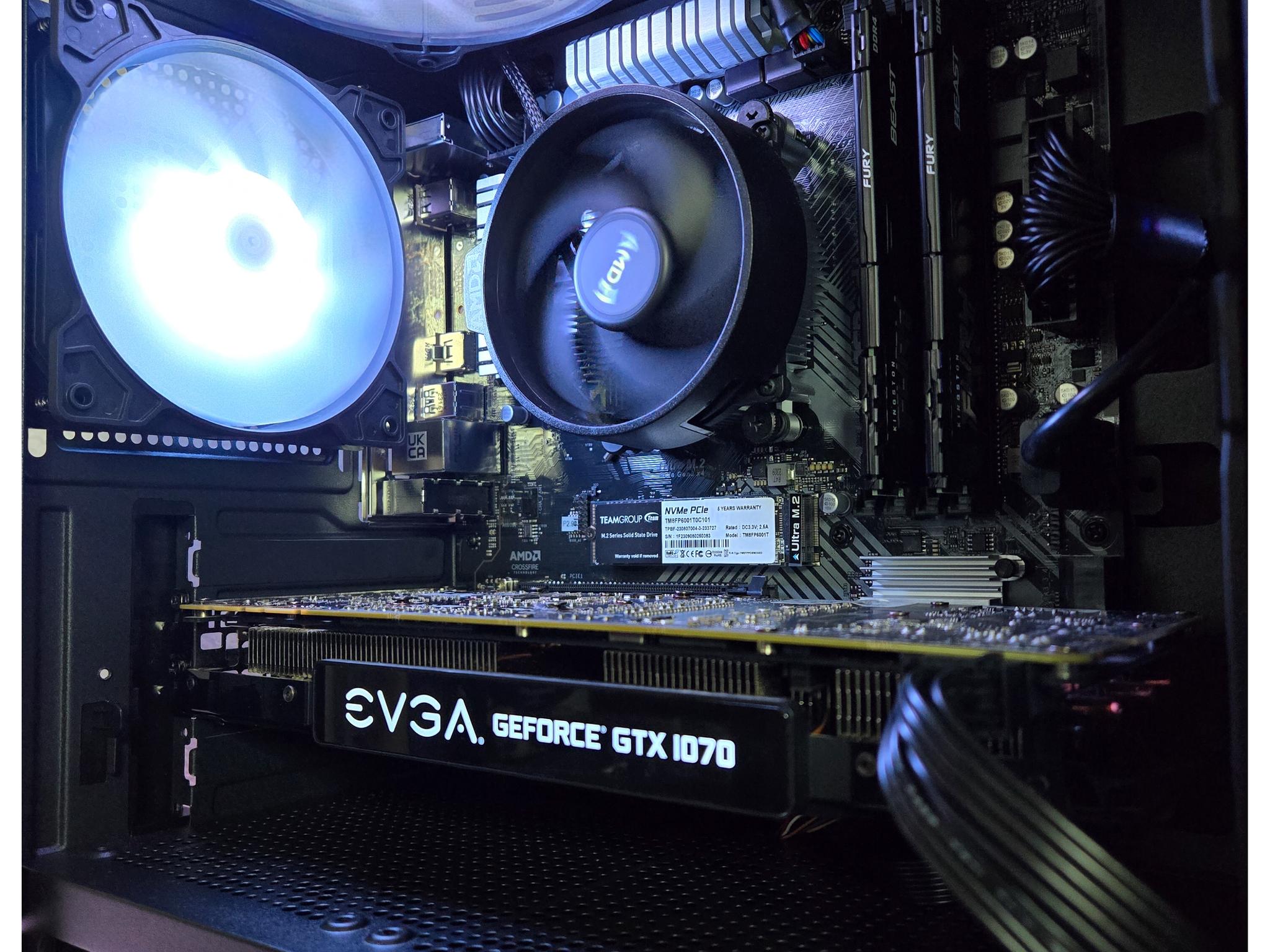 GTX 1070 8GB | Ryzen 5 2600 | Wi-Fi | 1080p Gaming PC