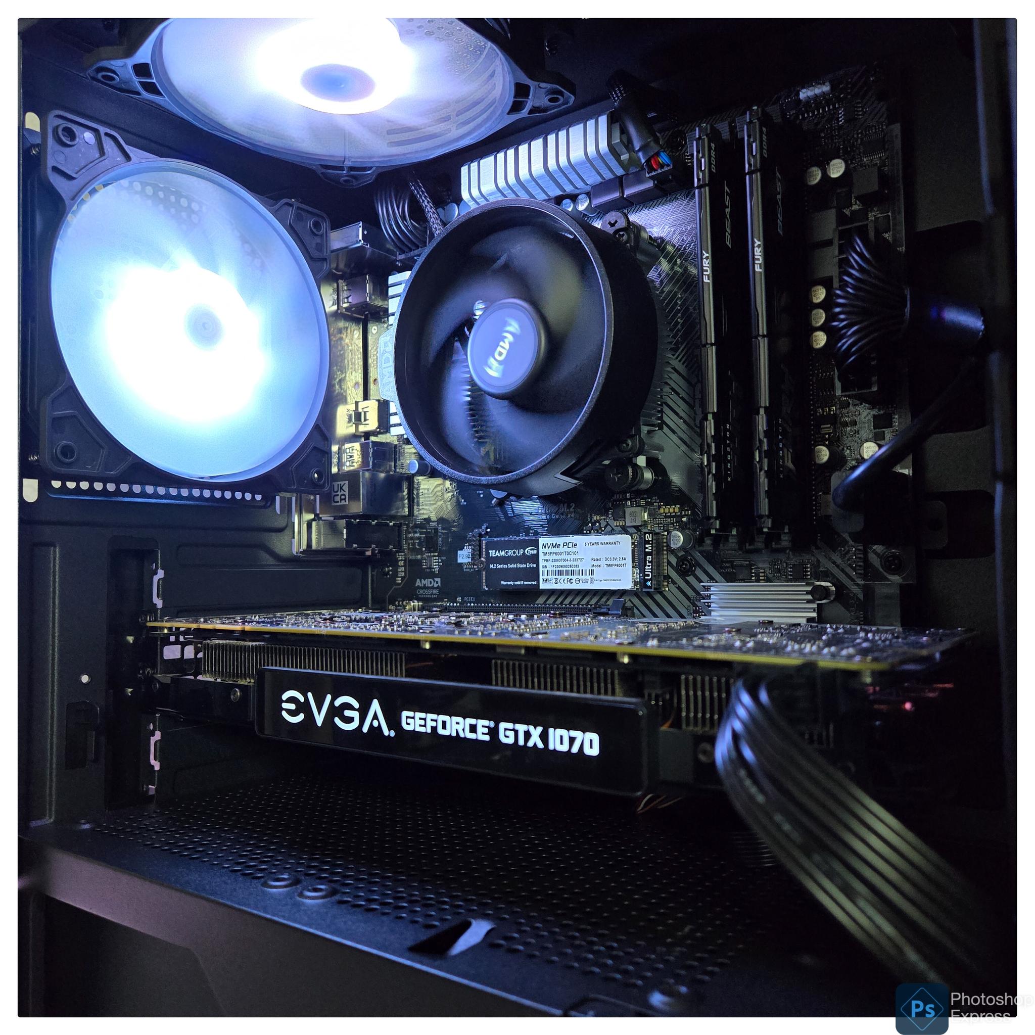 GTX 1070 8GB | Ryzen 5 2600 | Wi-Fi | 1080p Gaming PC