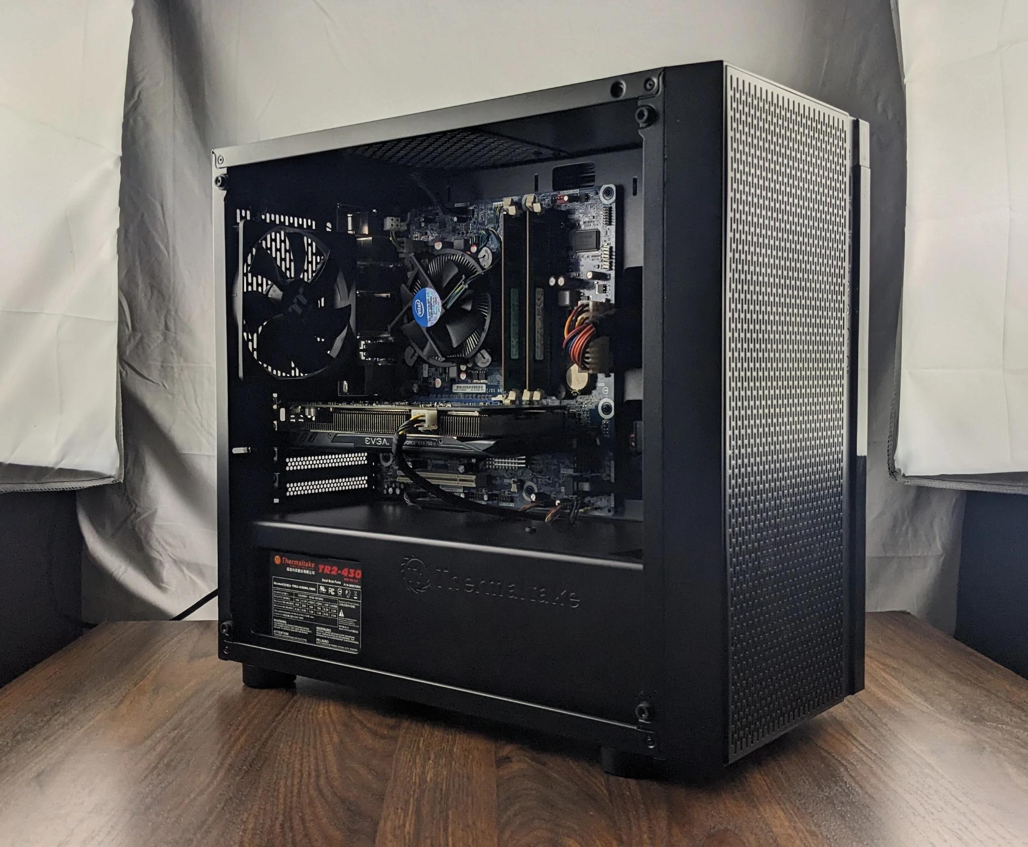 GamerSxin Custom GTX 750 Ti  i5-2500 8GB 1333mhz 128GB SSD 1TB HDD. Gaming Desktop