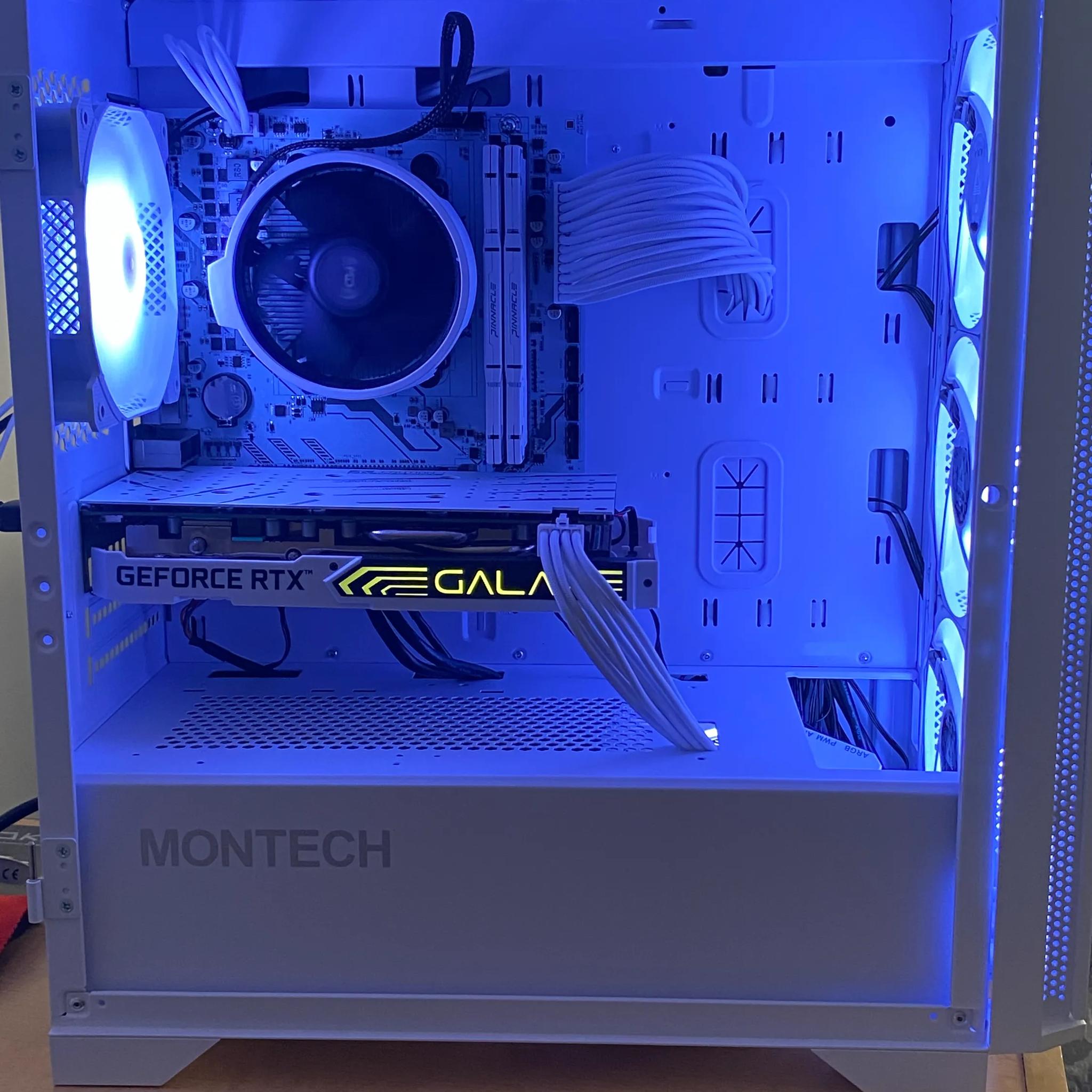 White RTX Gaming PC